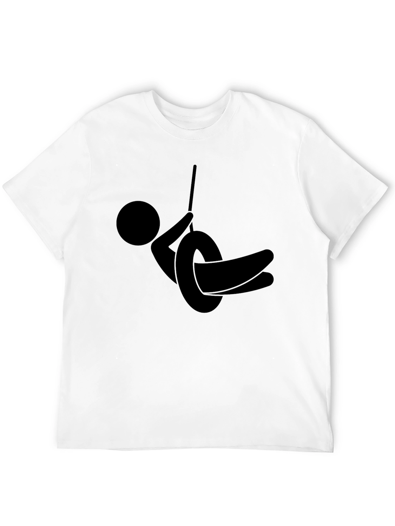Tire Swing Fun Graphic Tee - Black