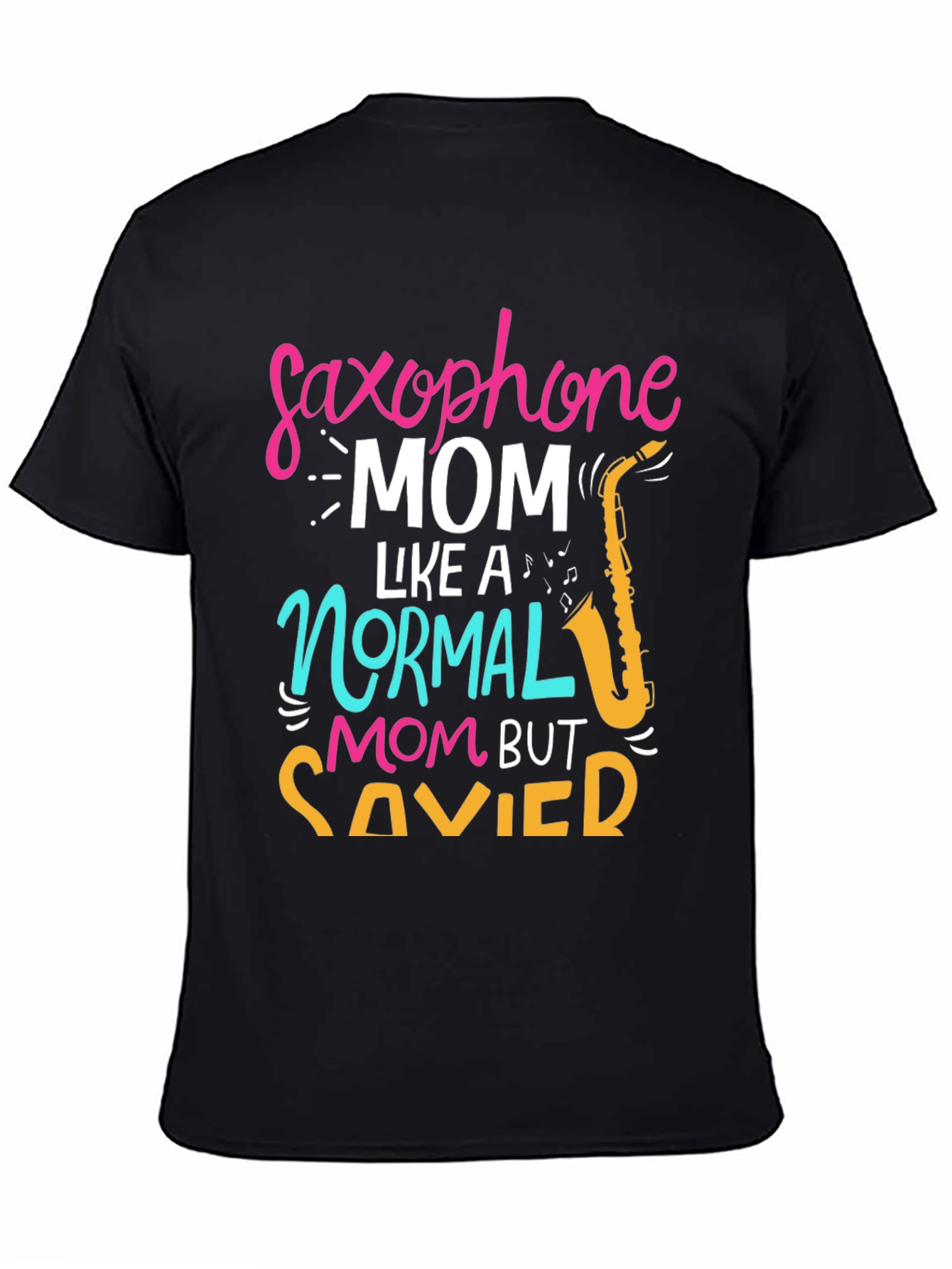 Saxophone Mom T-Shirt - Savvy & Stylish!