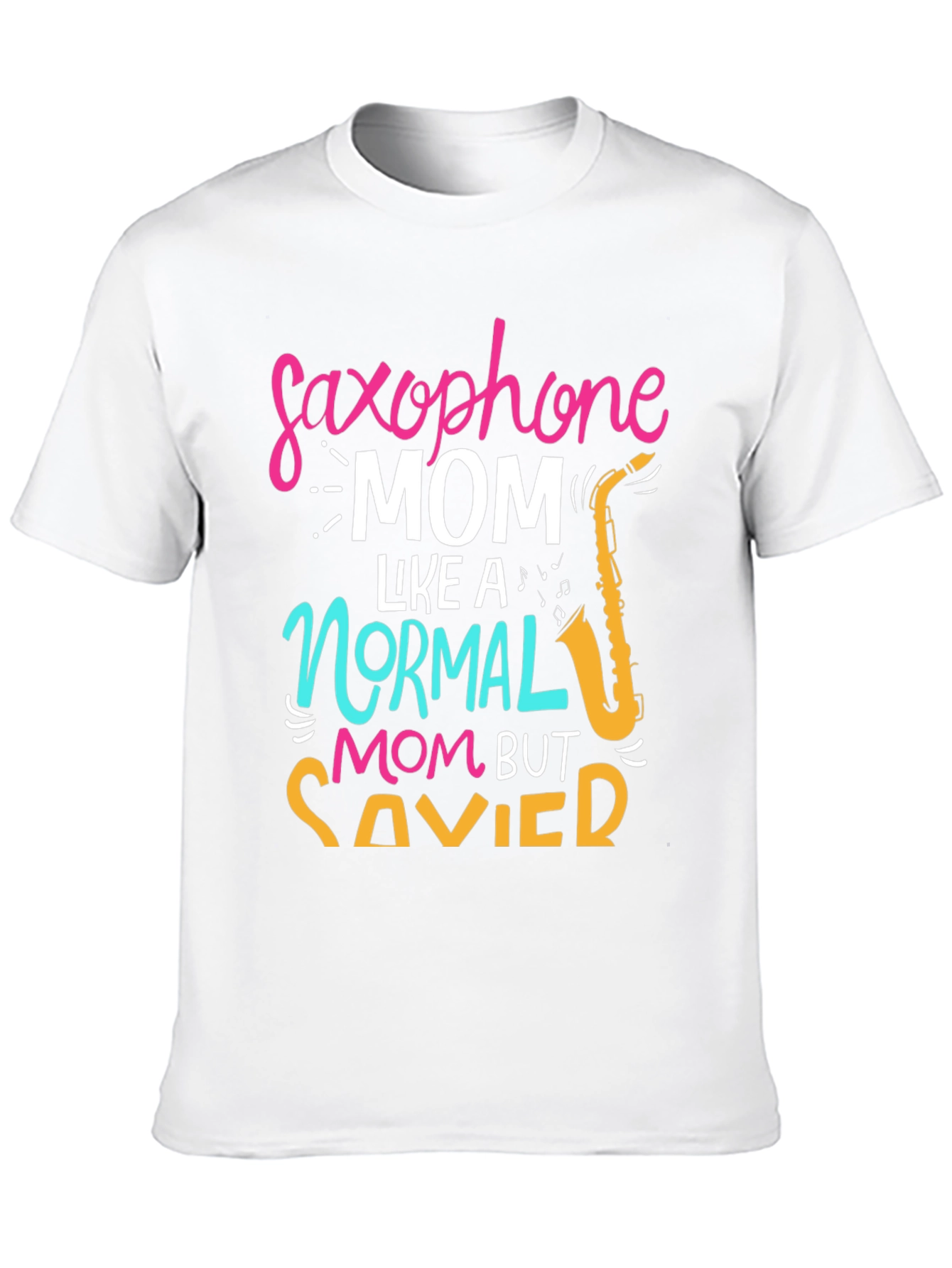 Saxophone Mom T-Shirt - Savvy & Stylish!