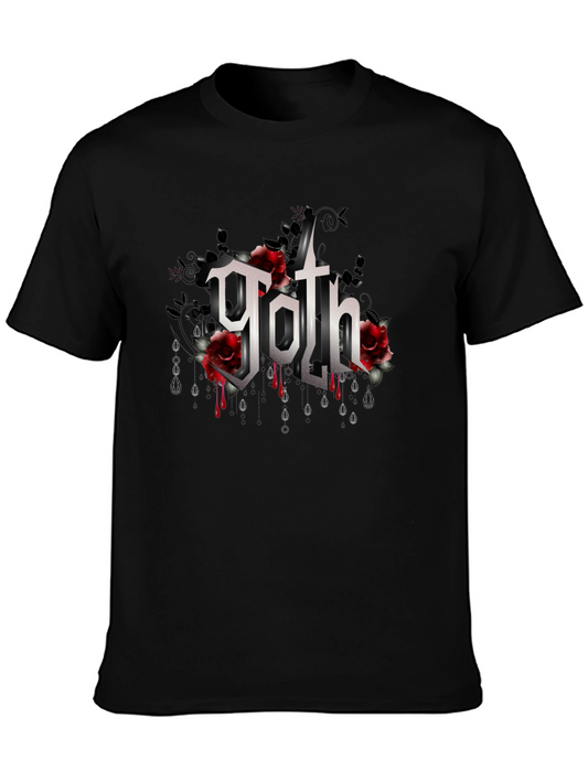 Gothic Rose T-Shirt - Dark & Romantic