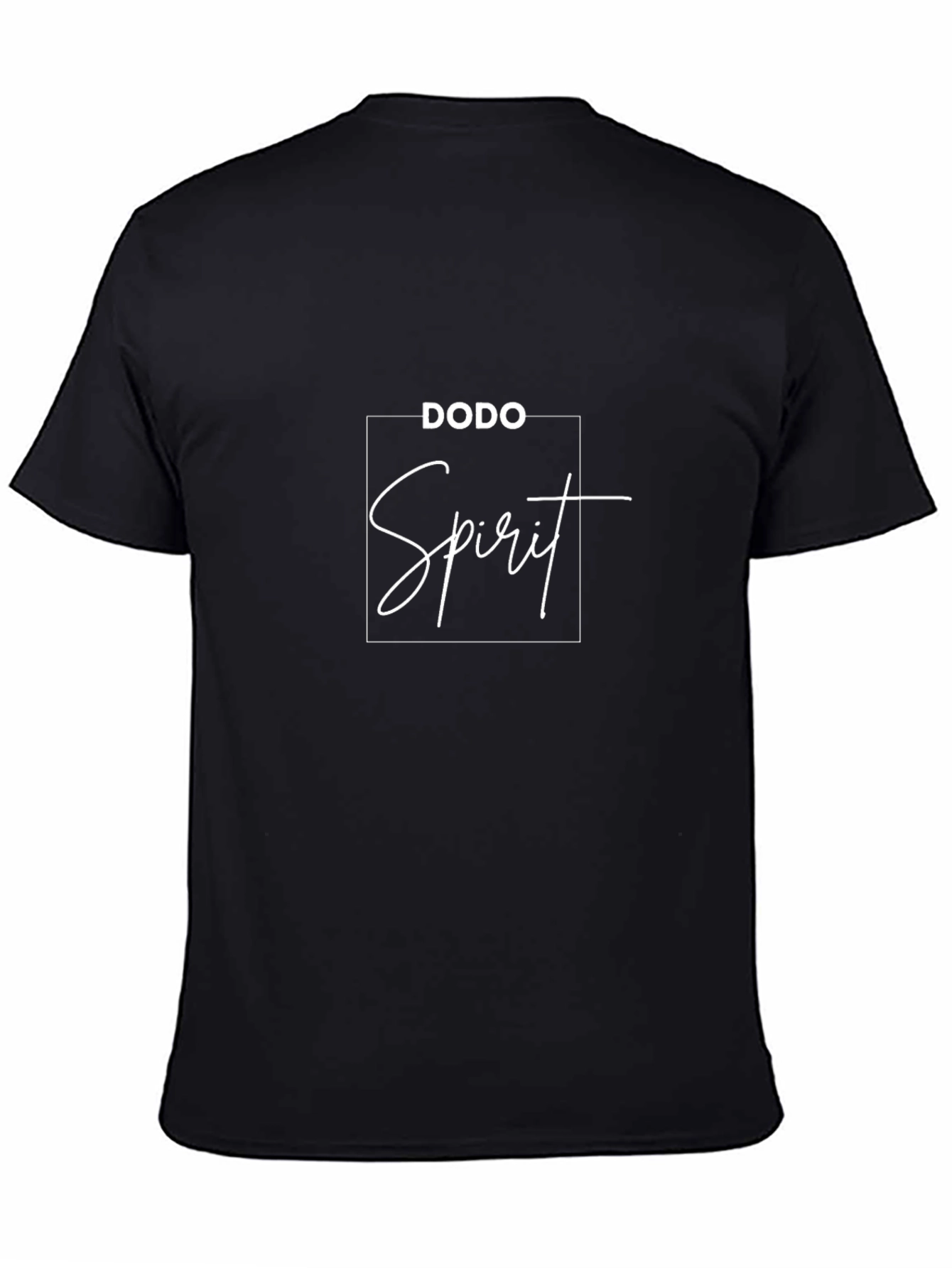DODO Spirit Black Graphic Tee - Modern Casual Wear