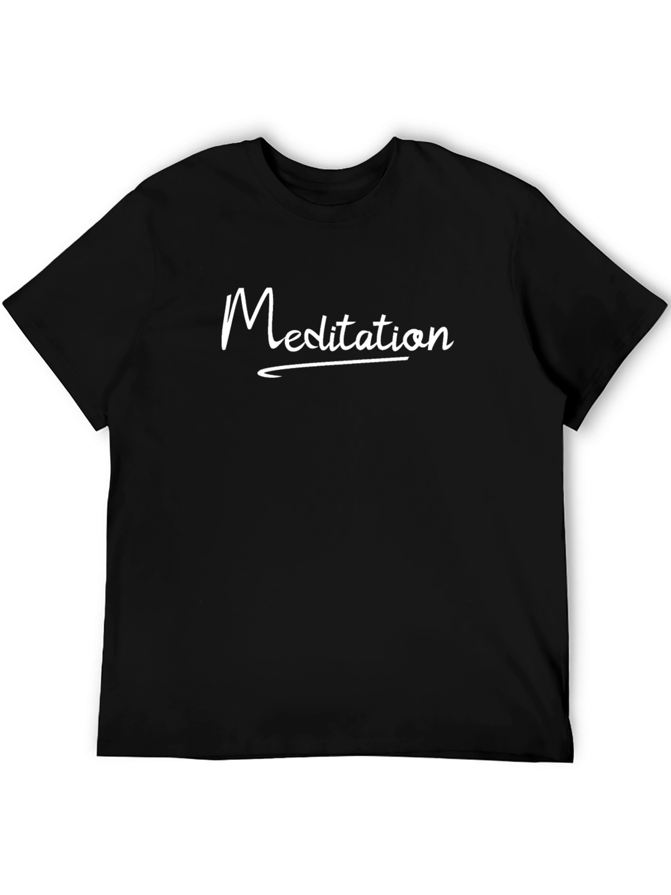 Meditation Graphic Tee - Relaxed Comfort