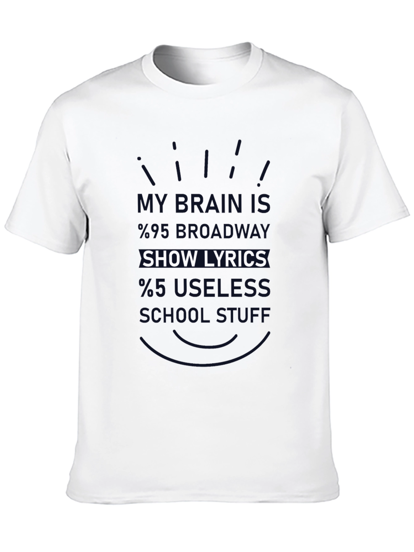 Broadway Show Lyrics T-Shirt