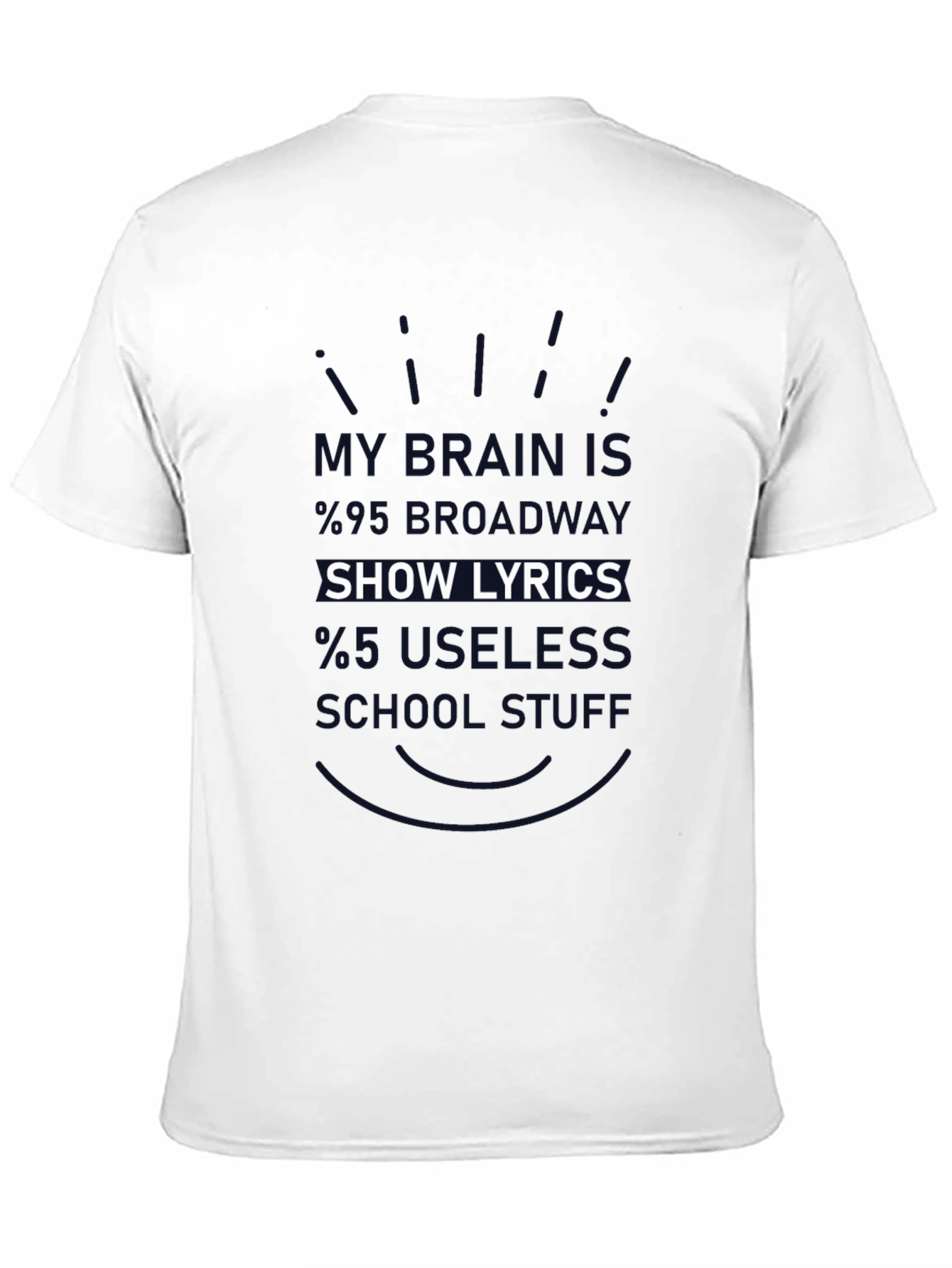 Broadway Show Lyrics T-Shirt