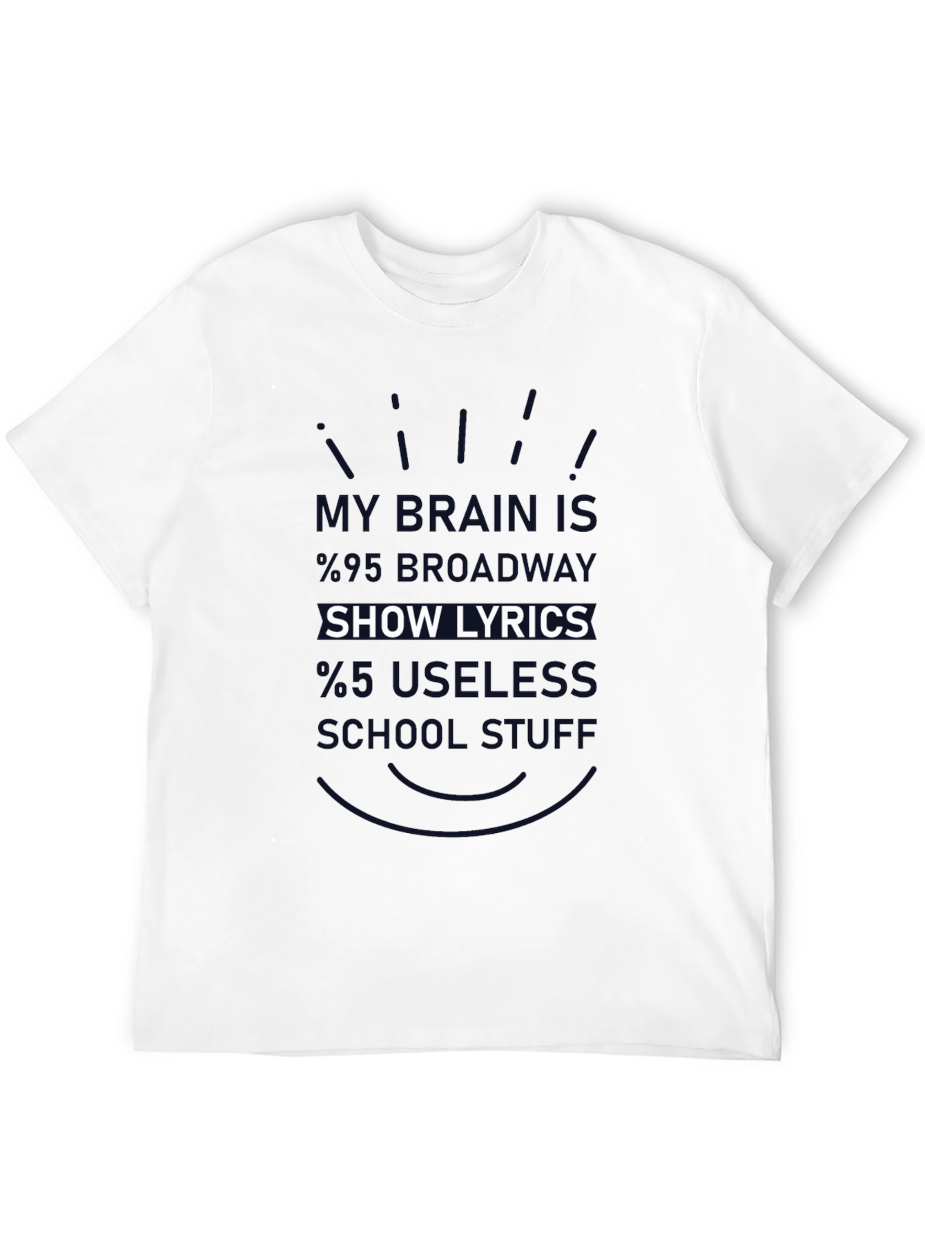 Broadway Show Lyrics T-Shirt