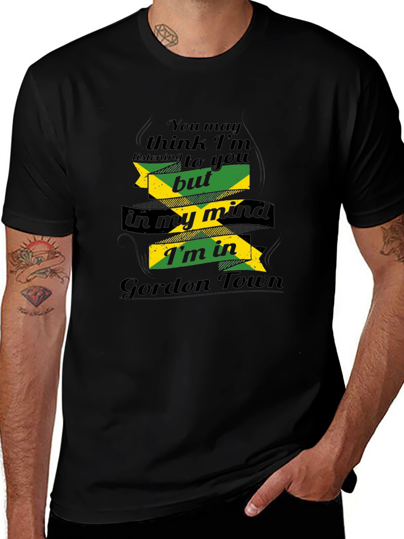 Jamaican Pride T-Shirt - Gordon Town Mind