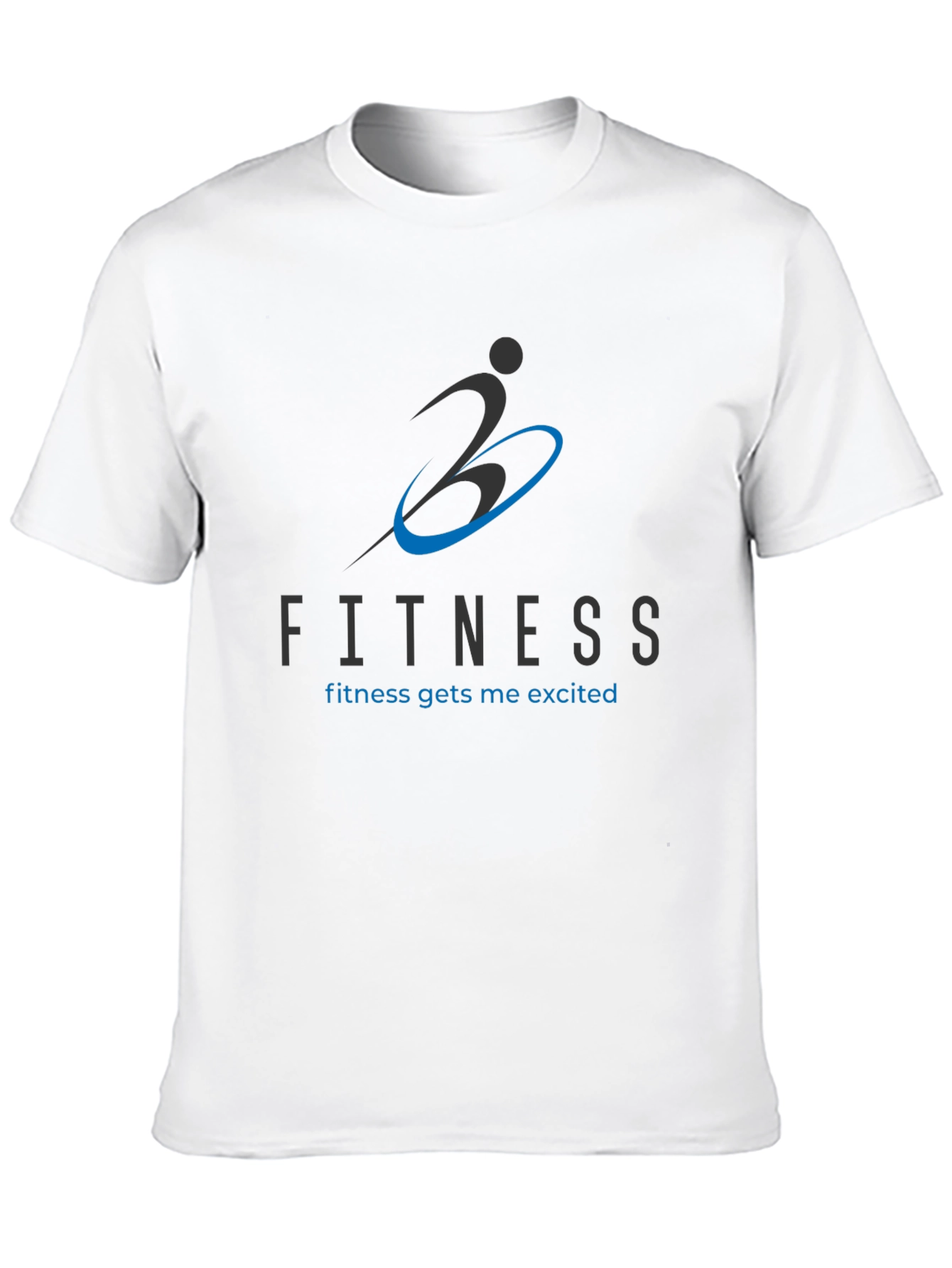 Fitness Graphic Black T-Shirt