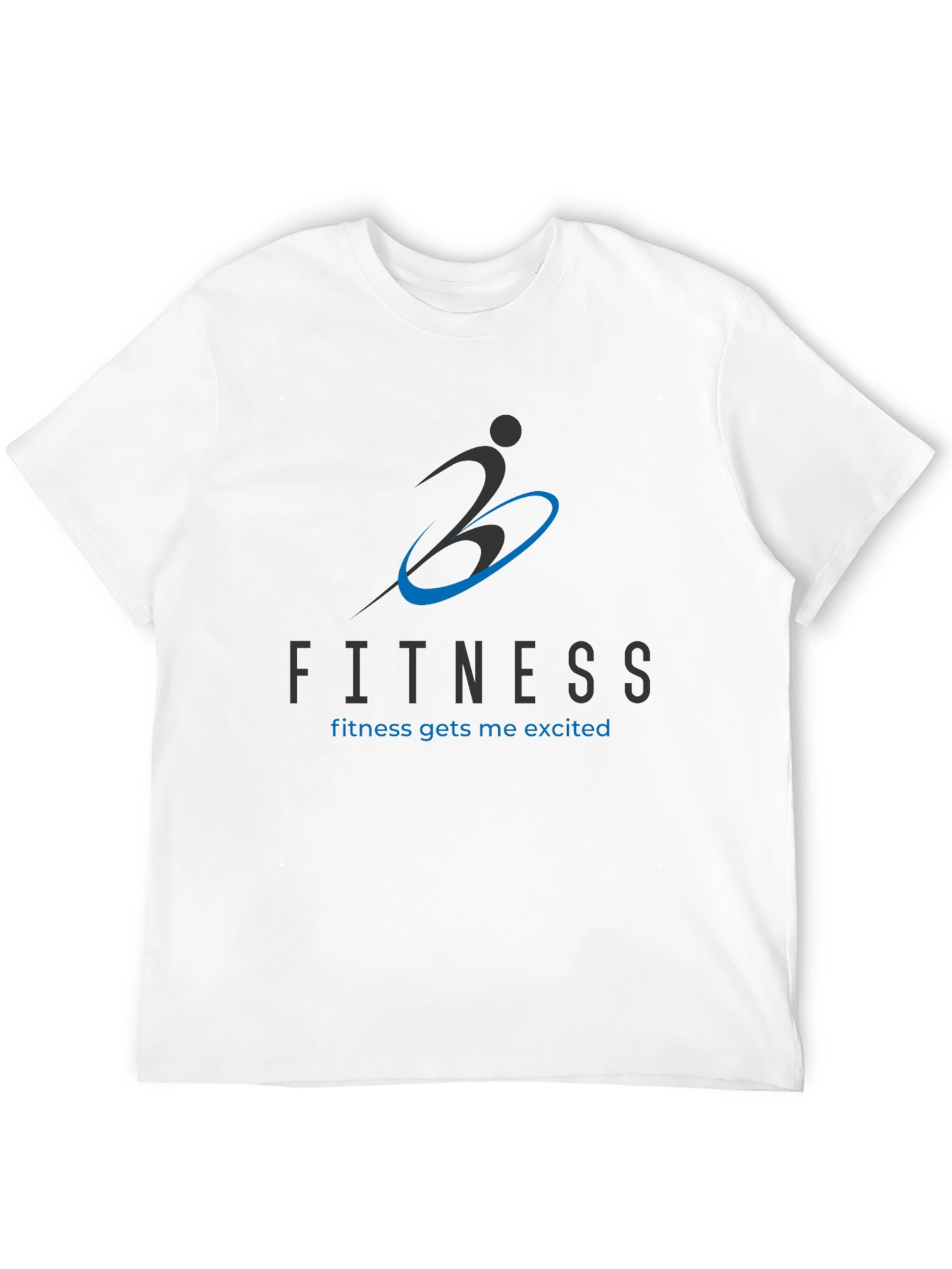 Fitness Graphic Black T-Shirt