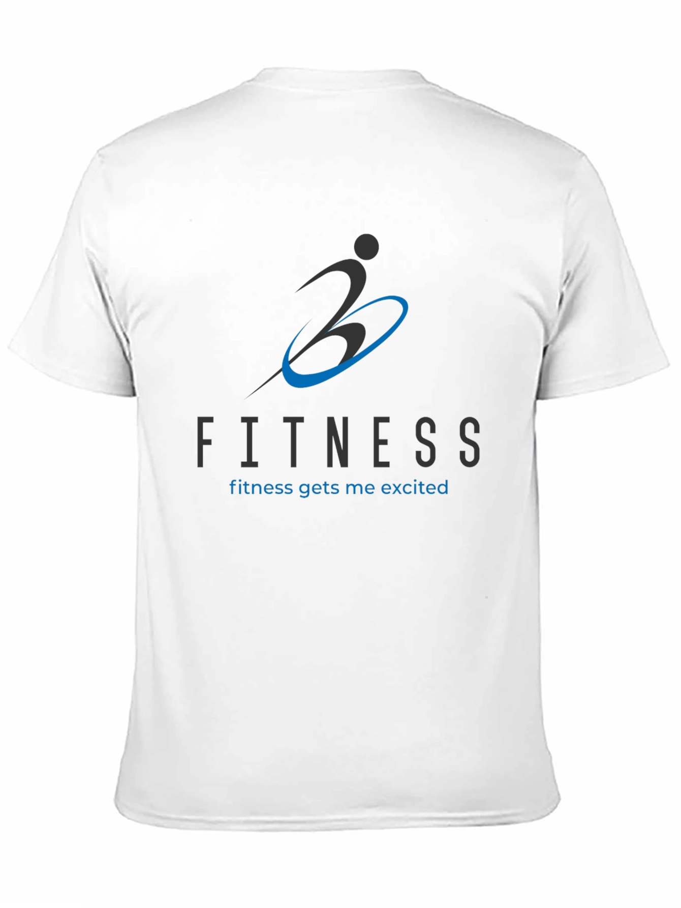 Fitness Graphic Black T-Shirt