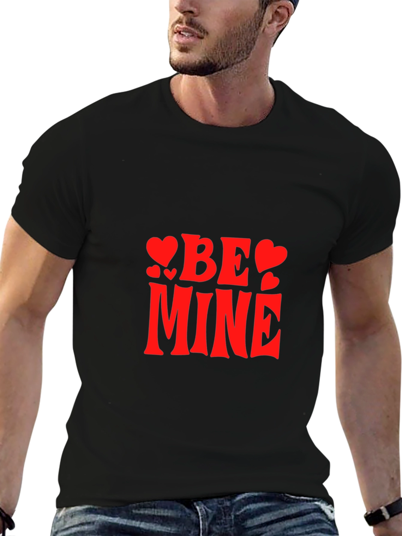 Be Mine Heart Valentines Day T-Shirt