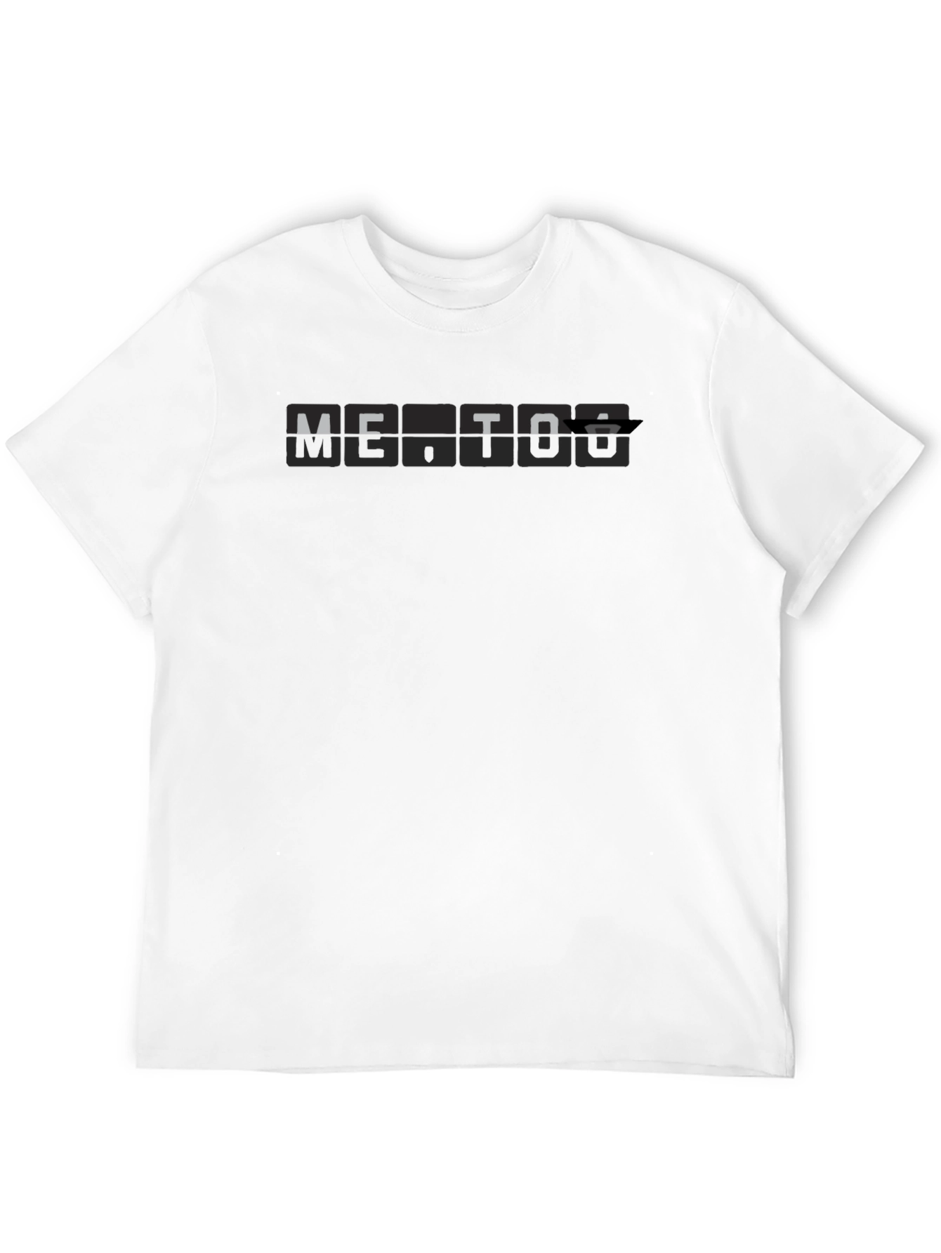 Mens ME.TO Black Graphic Tee