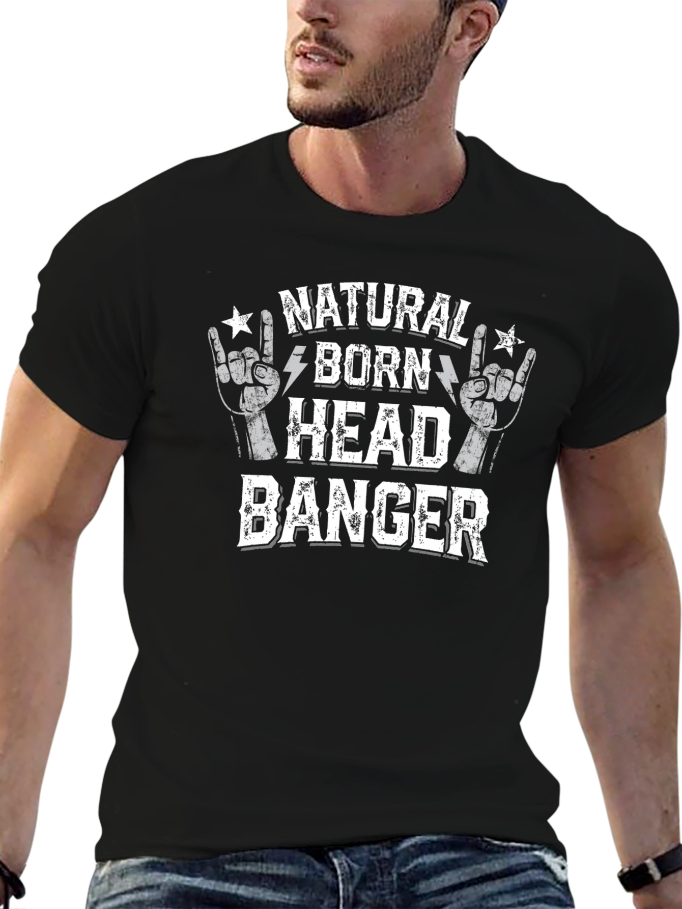 Natural Born Head Banger Graphic Tee