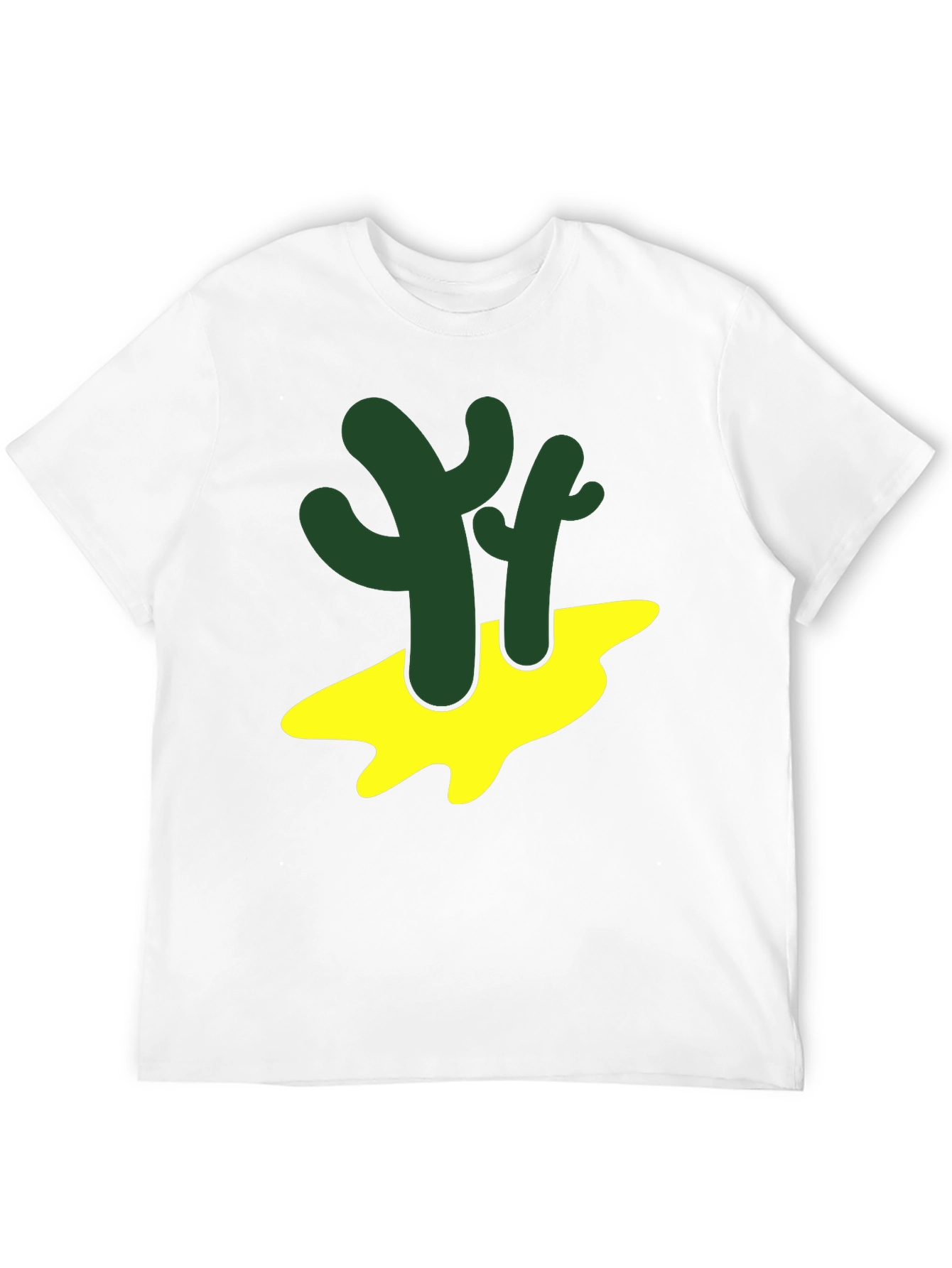 Cactus Graphic Tee - Desert Style Black T-Shirt