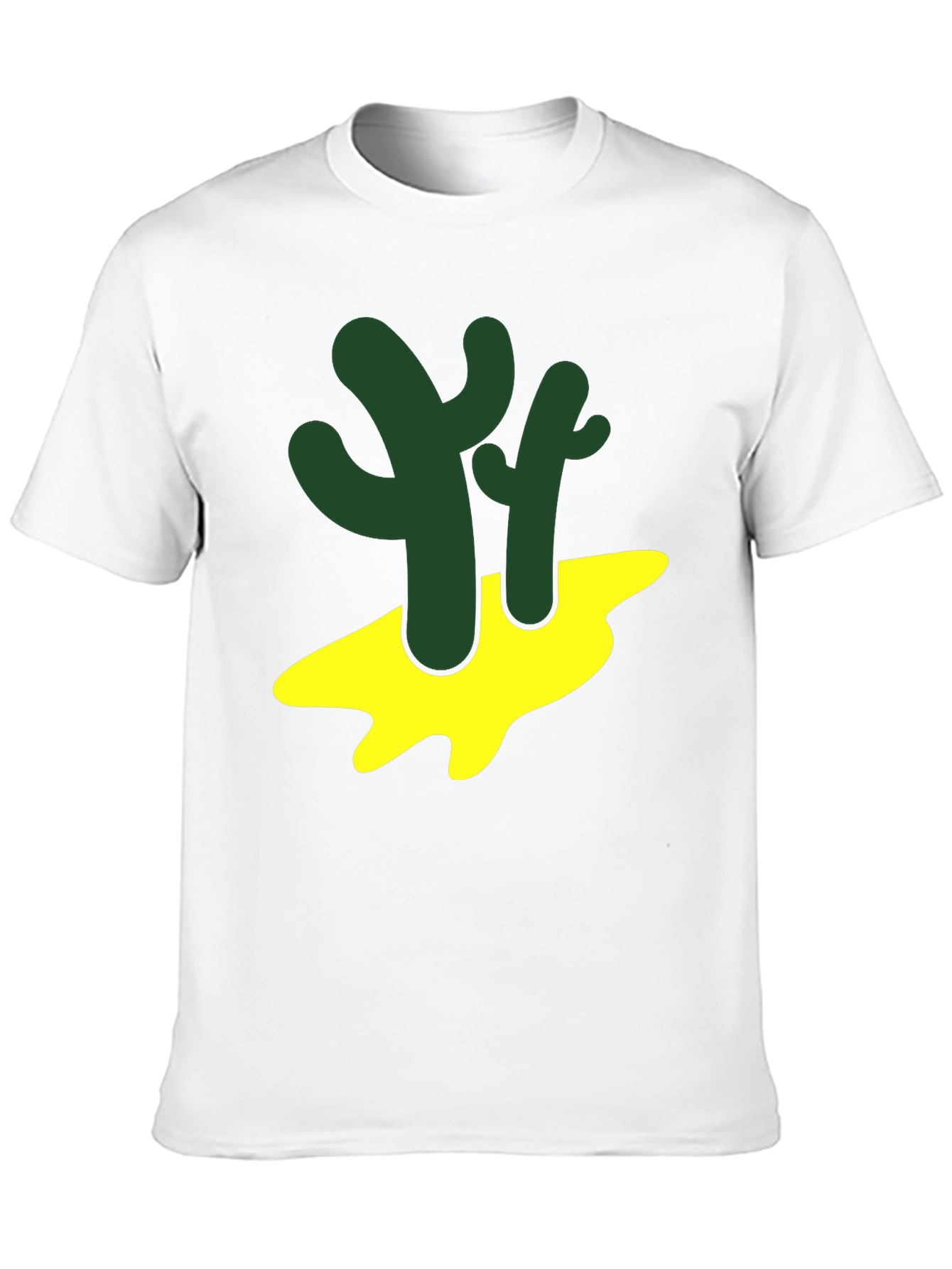 Cactus Graphic Tee - Desert Style Black T-Shirt