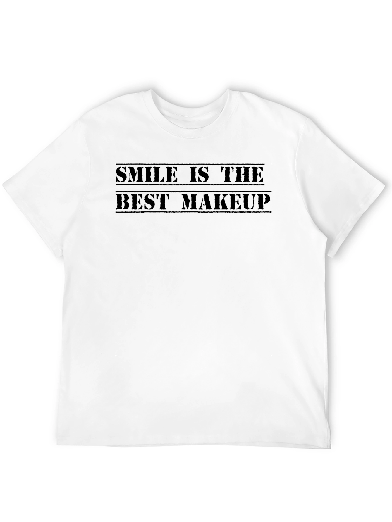 Smile is the Best Makeup Graphic Tee