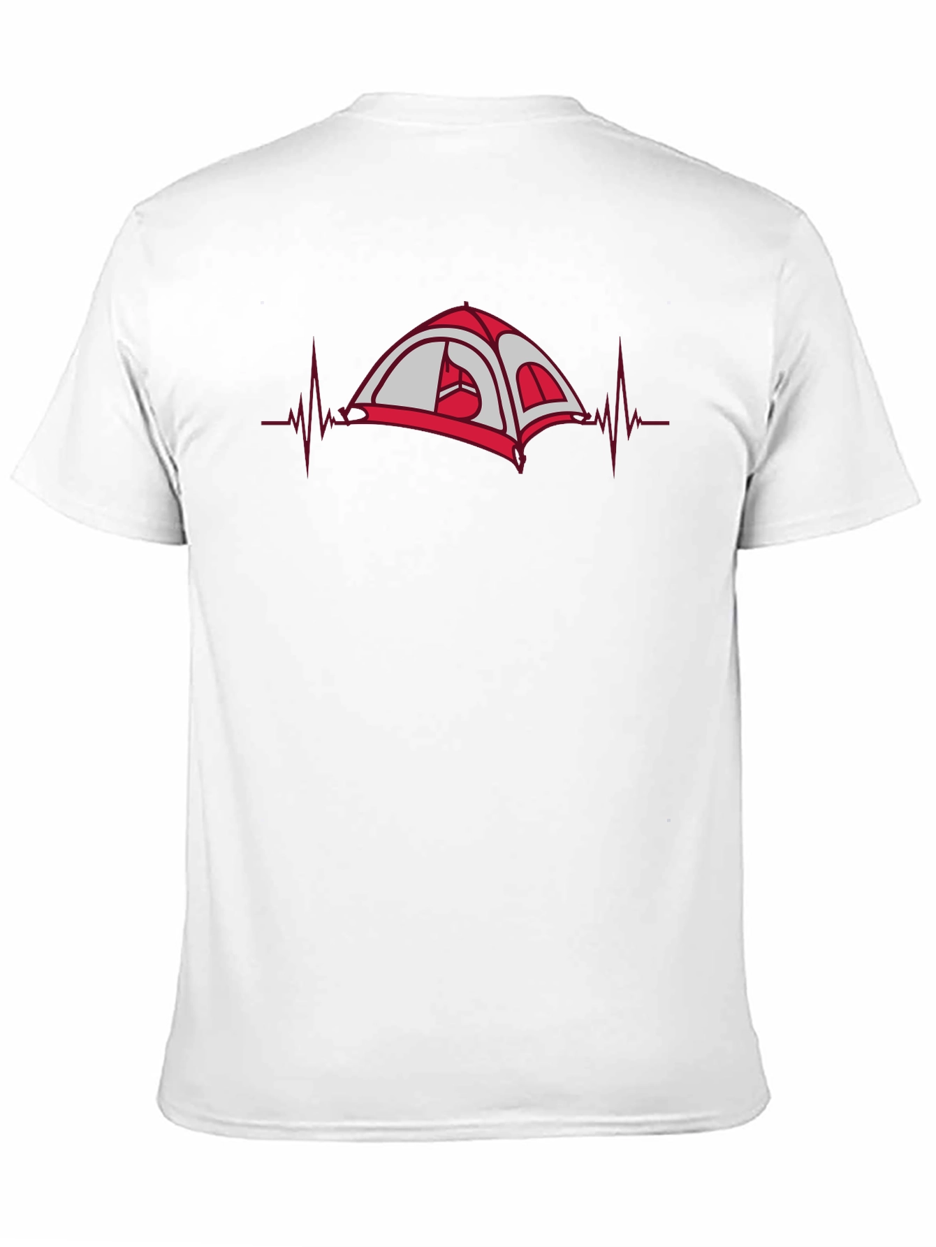 Camping Heartbeat T-Shirt - Adventure Ready!