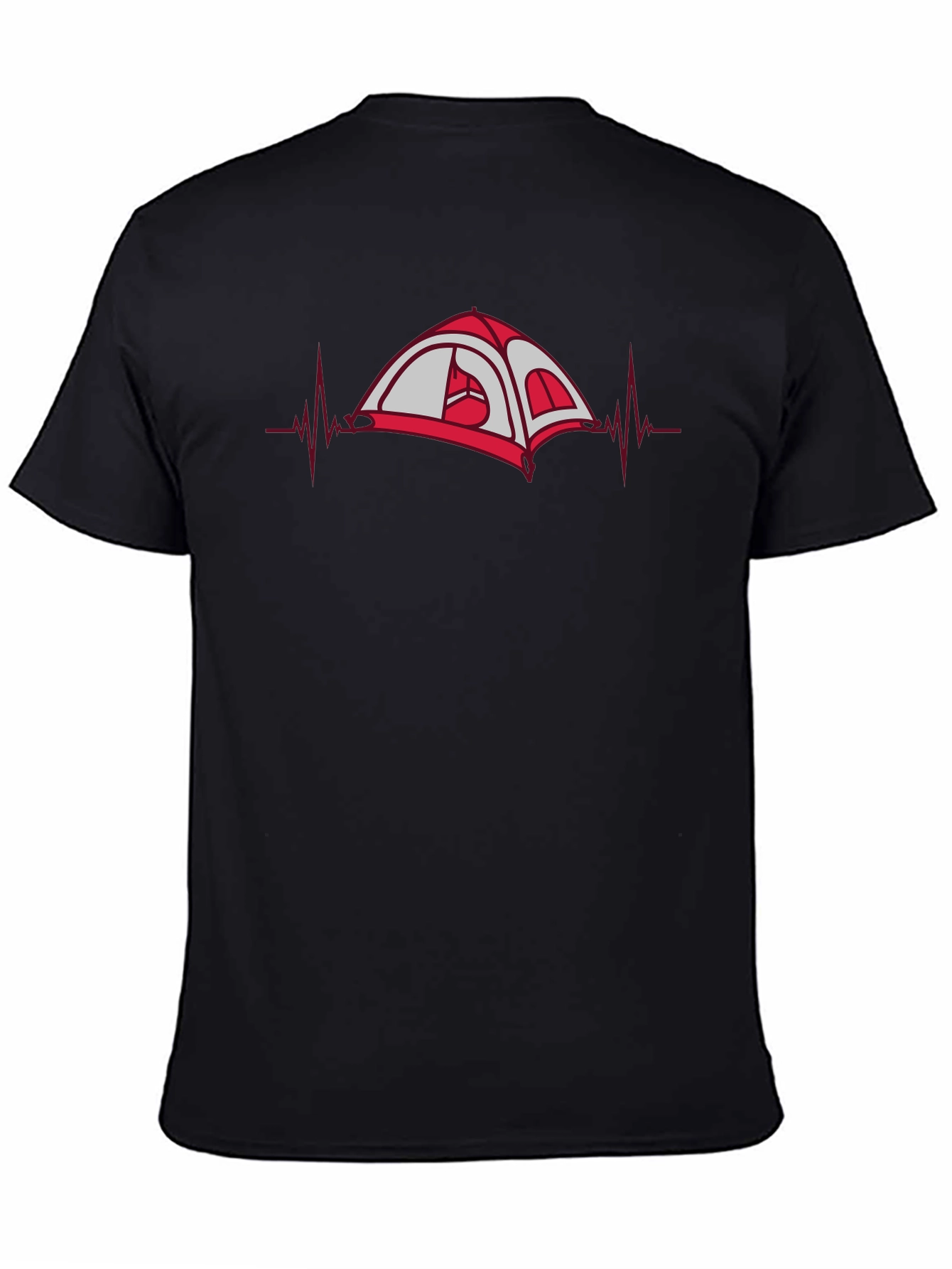 Camping Heartbeat T-Shirt - Adventure Ready!