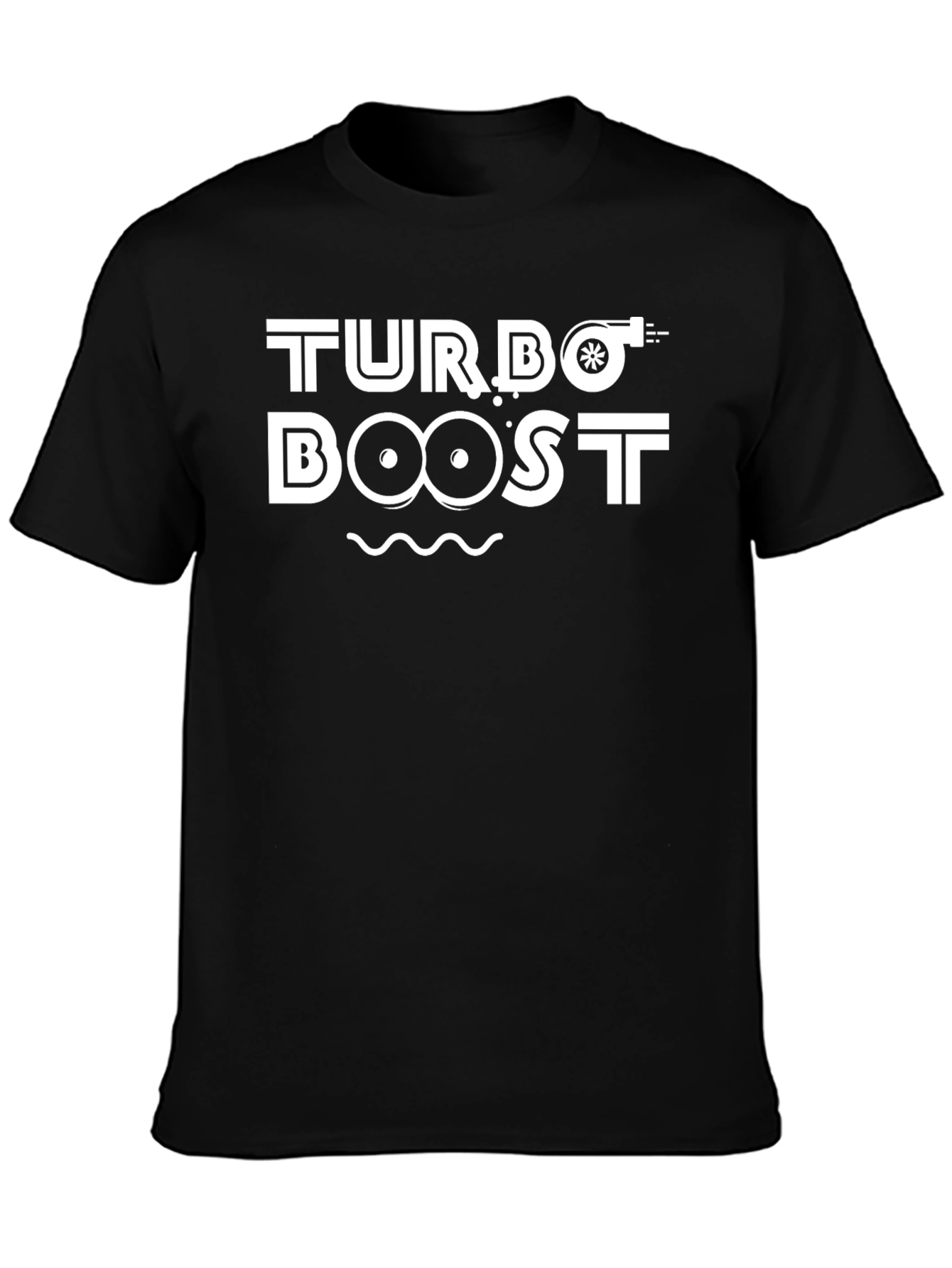Turbo Boost Black Graphic T-Shirt