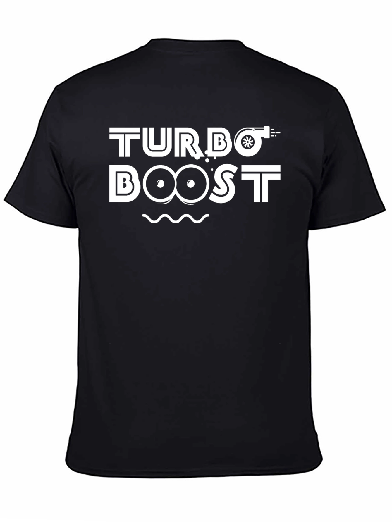 Turbo Boost Black Graphic T-Shirt
