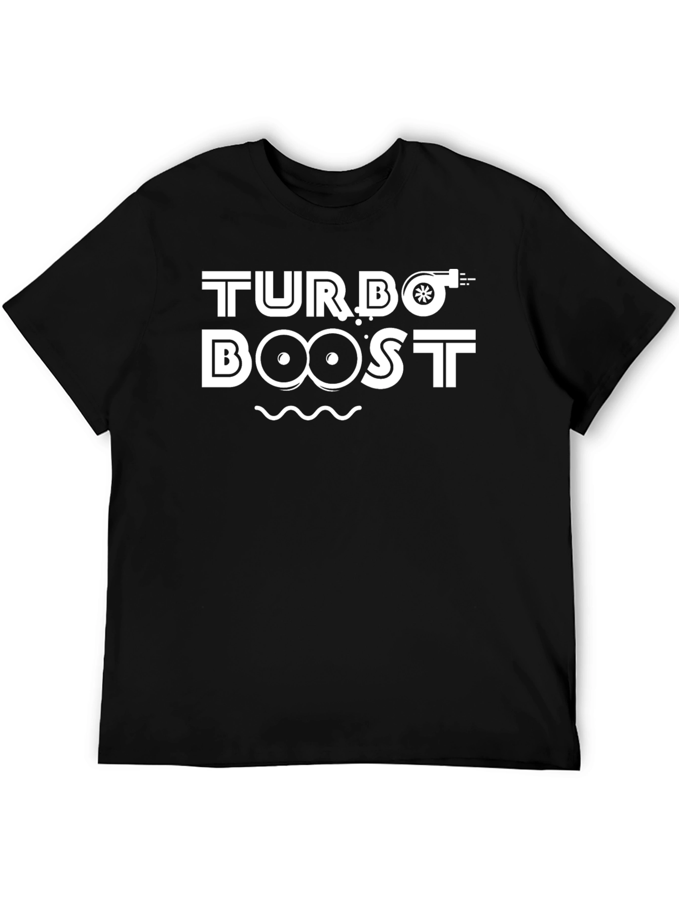 Turbo Boost Black Graphic T-Shirt