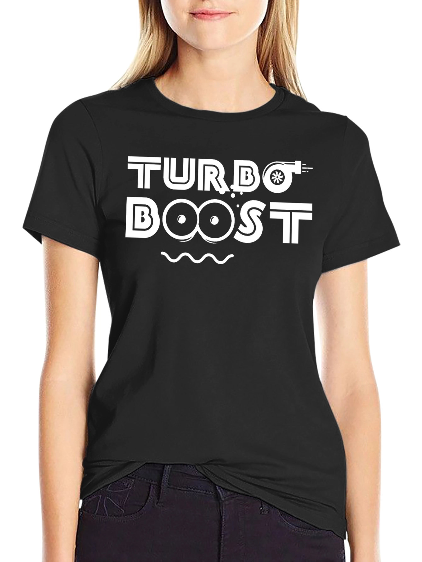 Turbo Boost Black Graphic T-Shirt