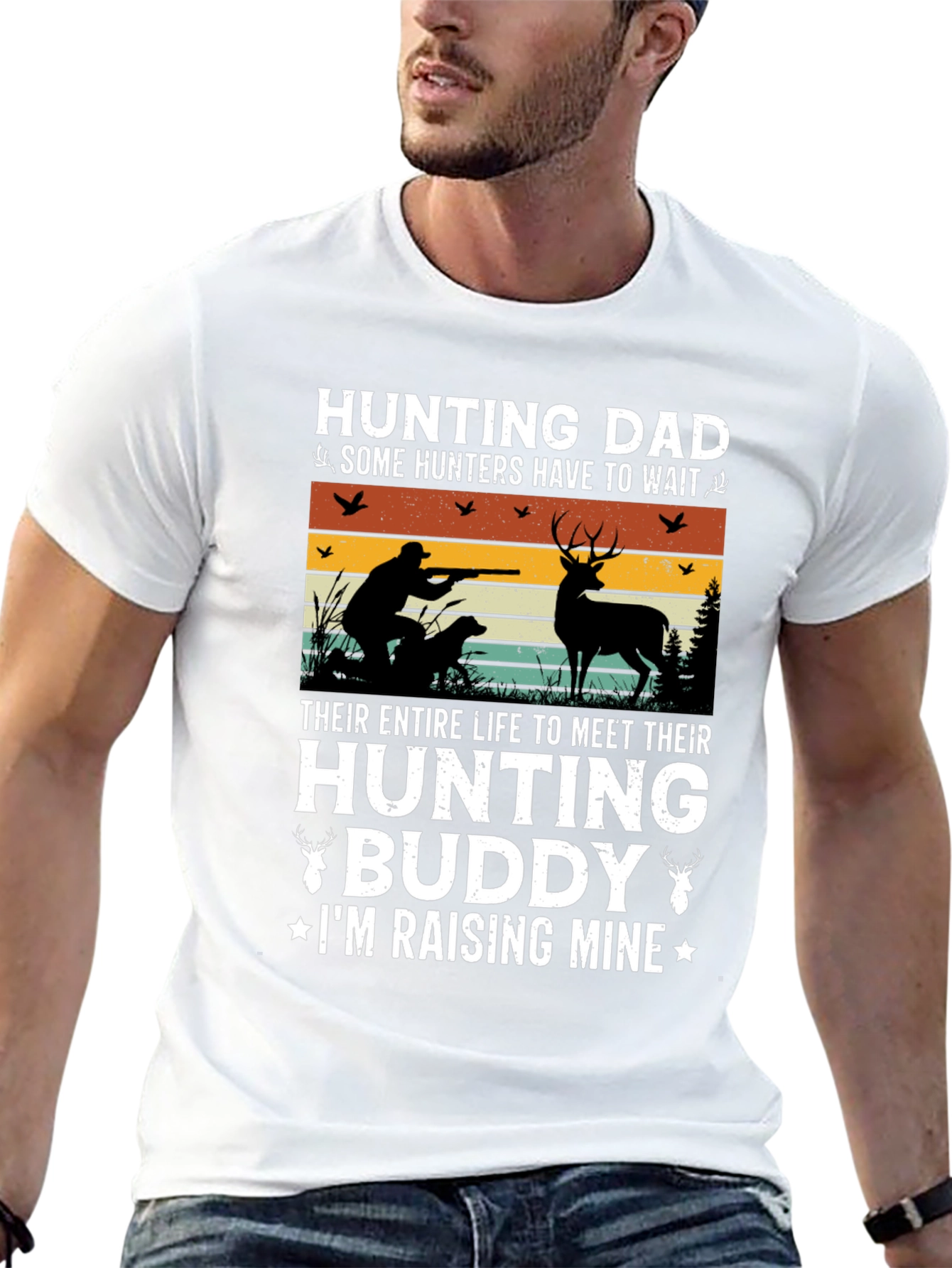 Hunting Dad T-Shirt - Hunting Buddy