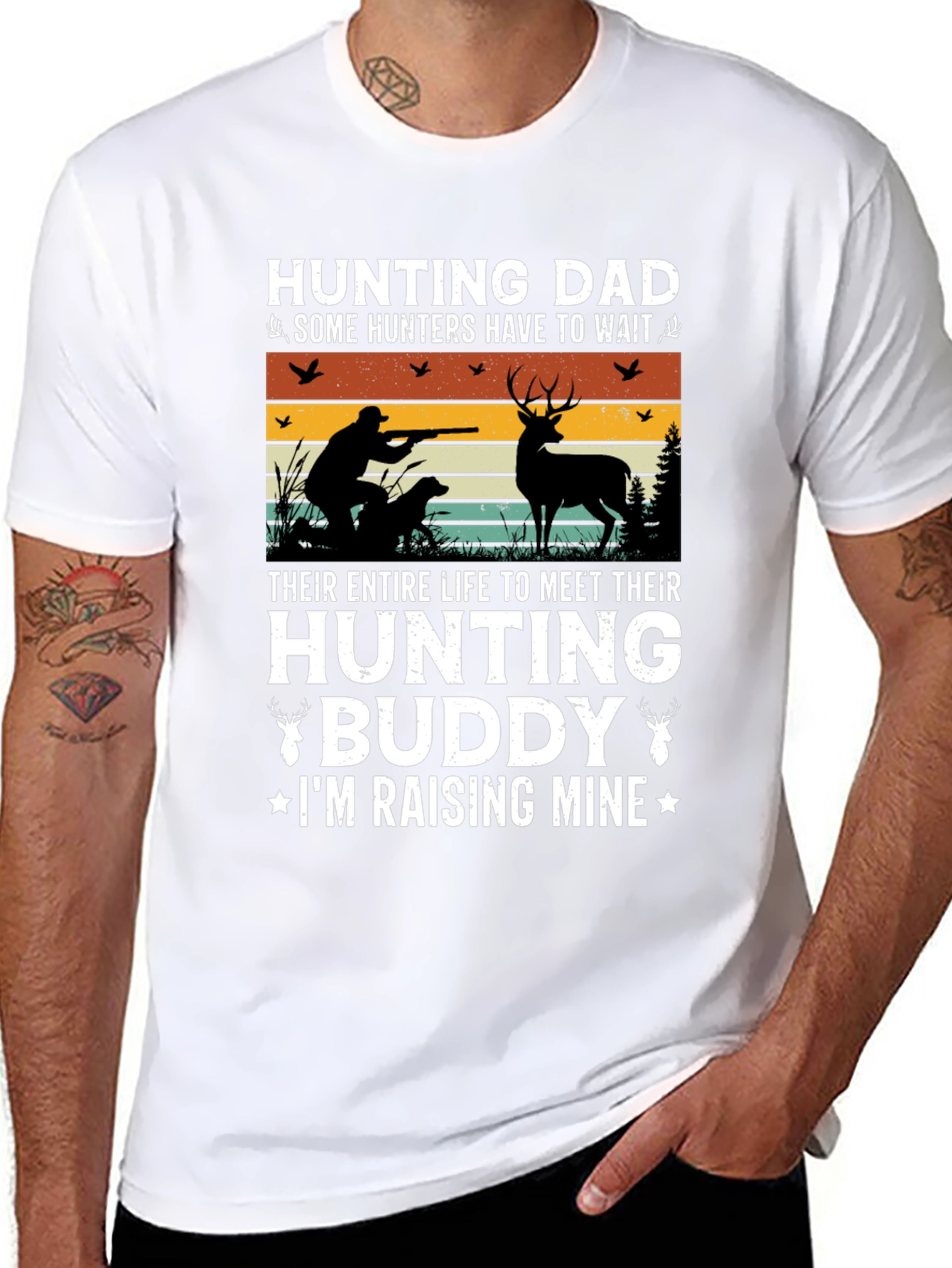 Hunting Dad T-Shirt - Hunting Buddy