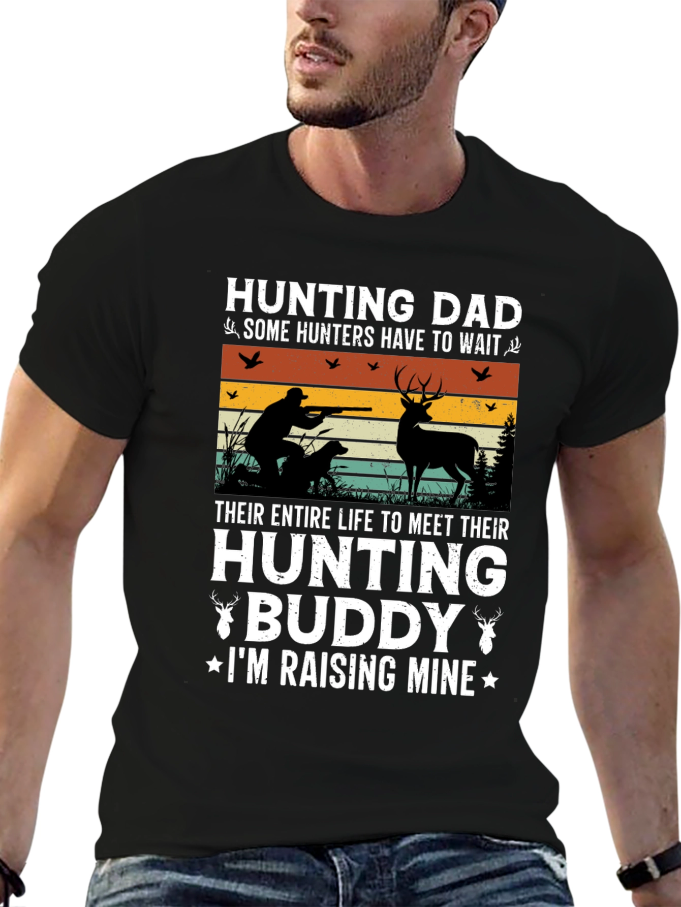 Hunting Dad T-Shirt - Hunting Buddy
