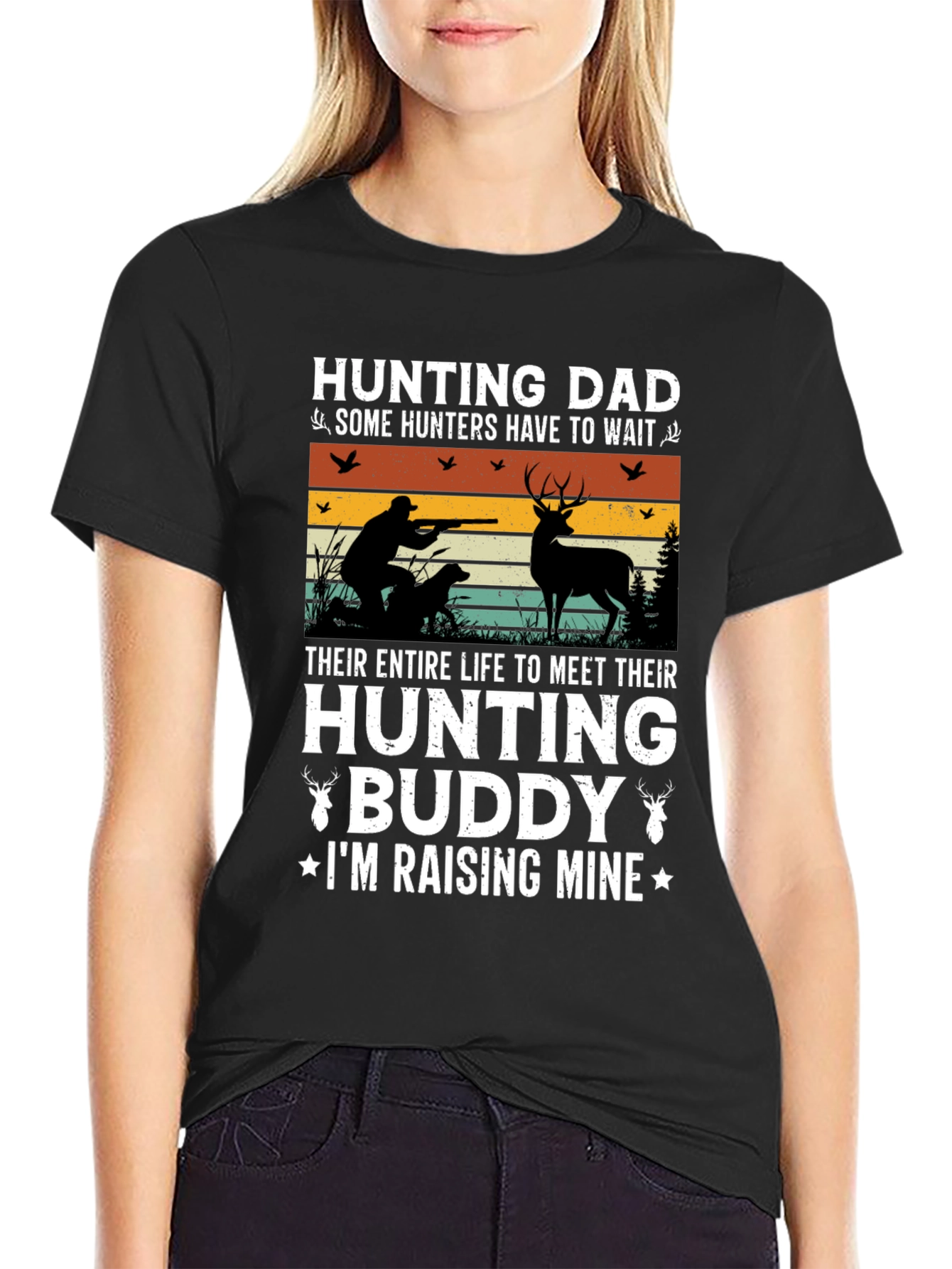 Hunting Dad T-Shirt - Hunting Buddy