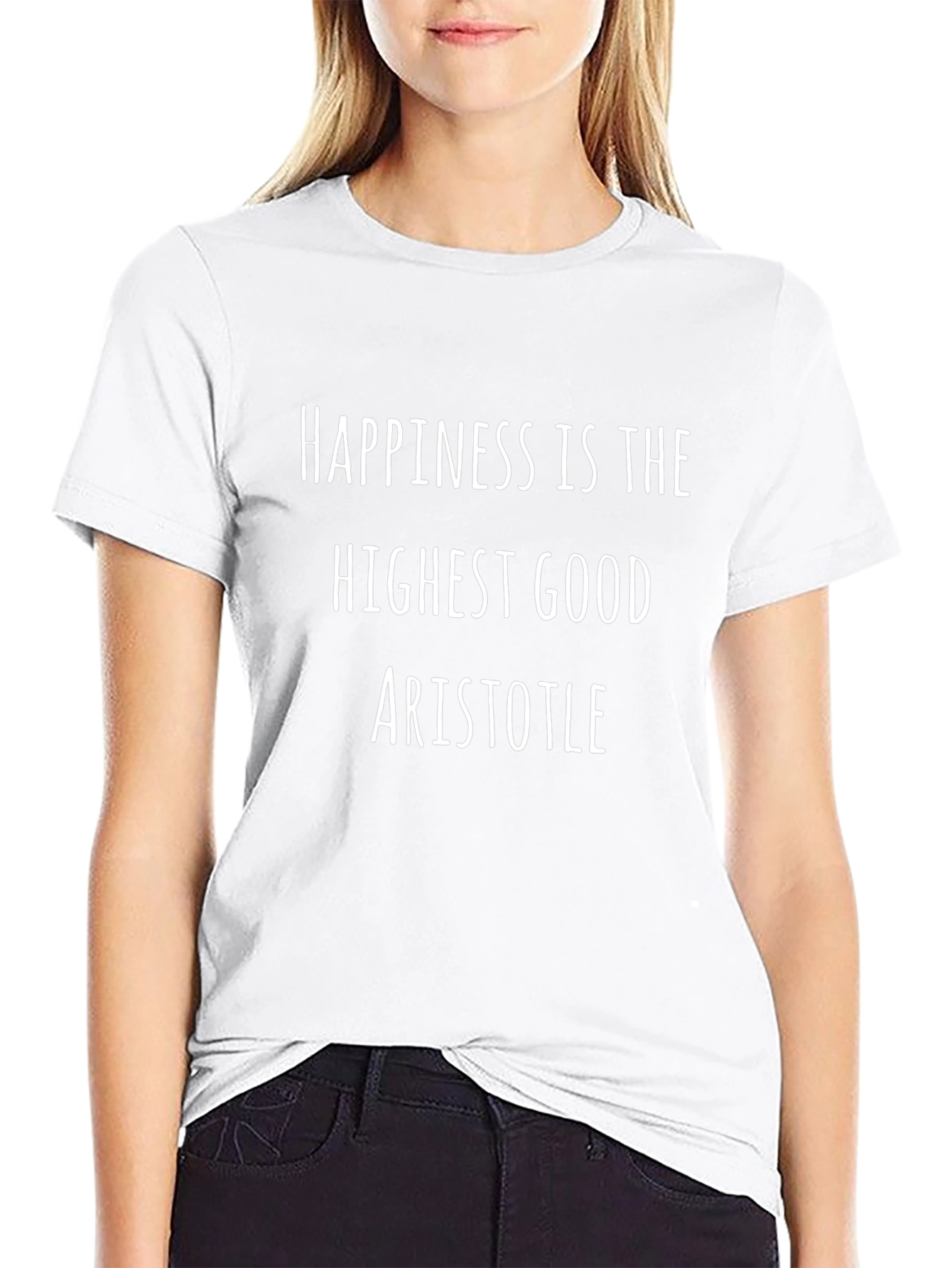 Happiness is the Highest Good Aristotle T-Shirt
