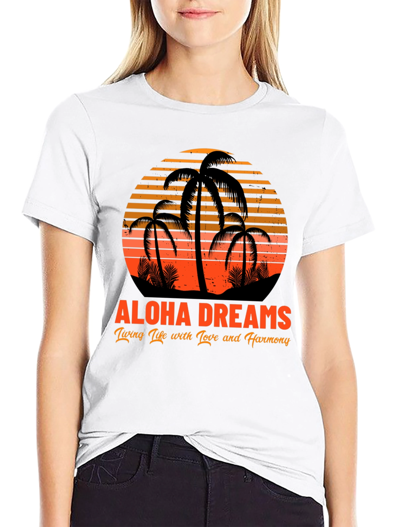 Aloha Dreams Palm Tree T-Shirt
