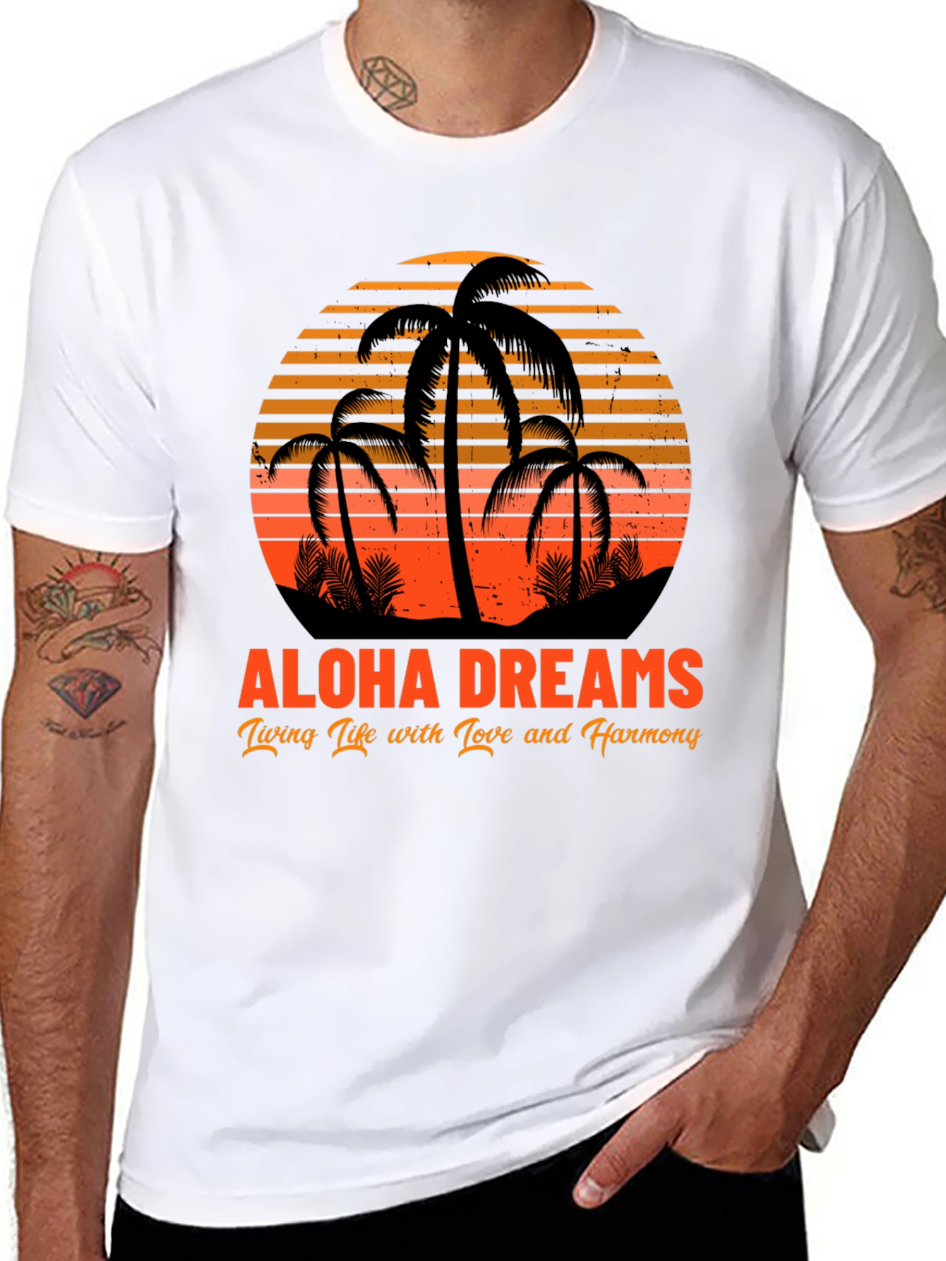 Aloha Dreams Palm Tree T-Shirt