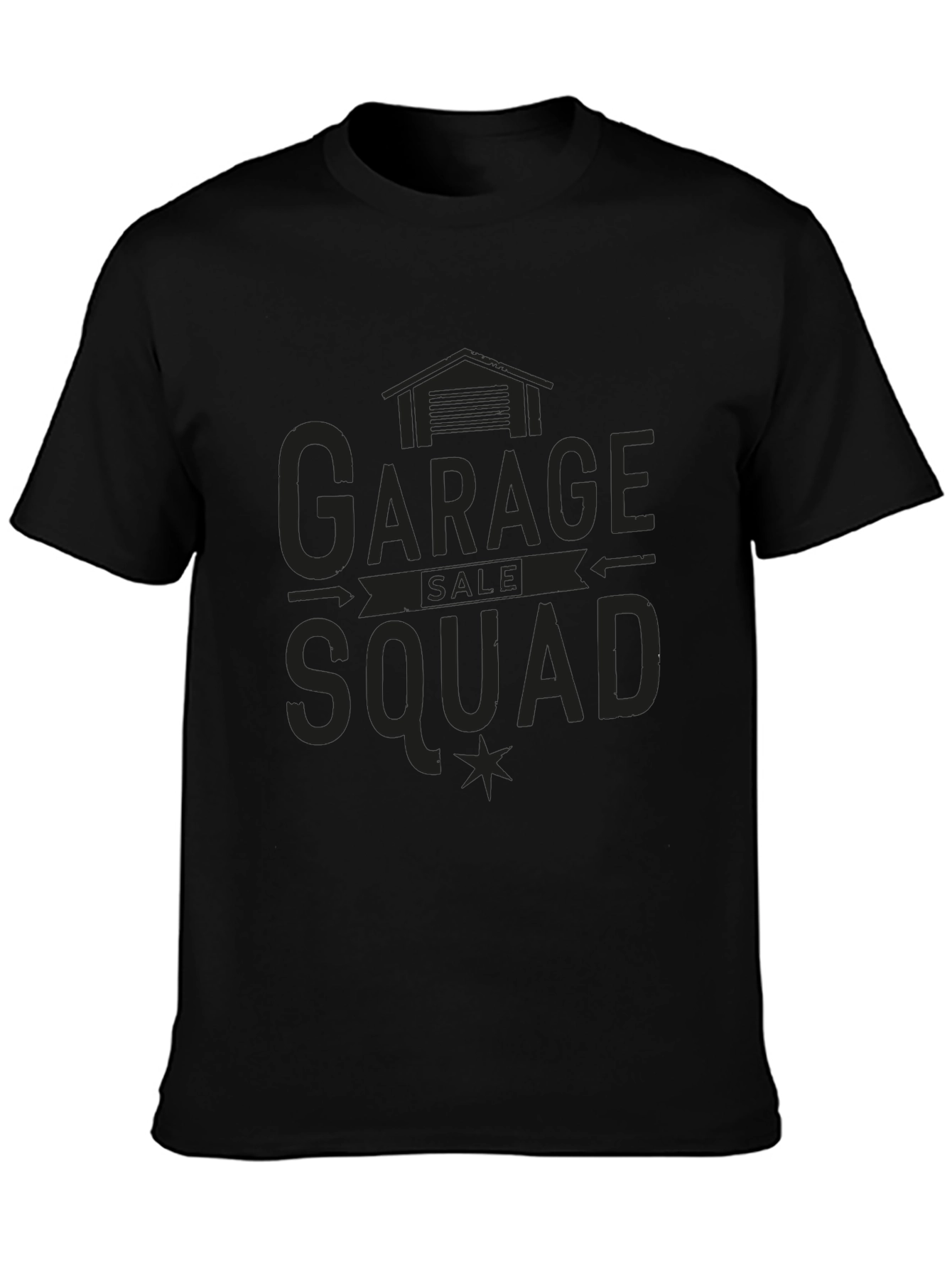 Garage Sale Squad Black T-Shirt