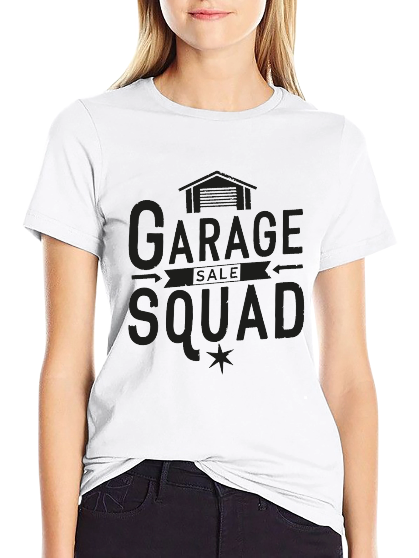 Garage Sale Squad Black T-Shirt
