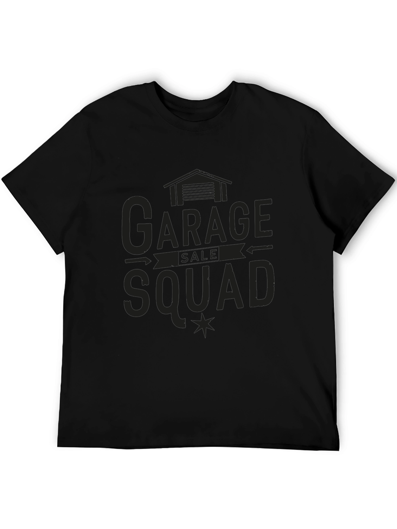 Garage Sale Squad Black T-Shirt