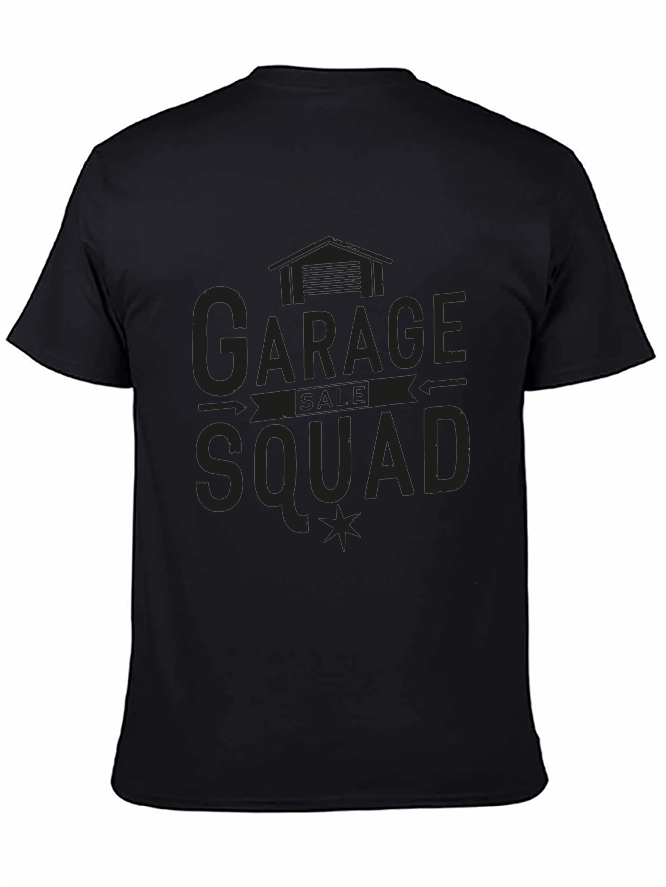 Garage Sale Squad Black T-Shirt