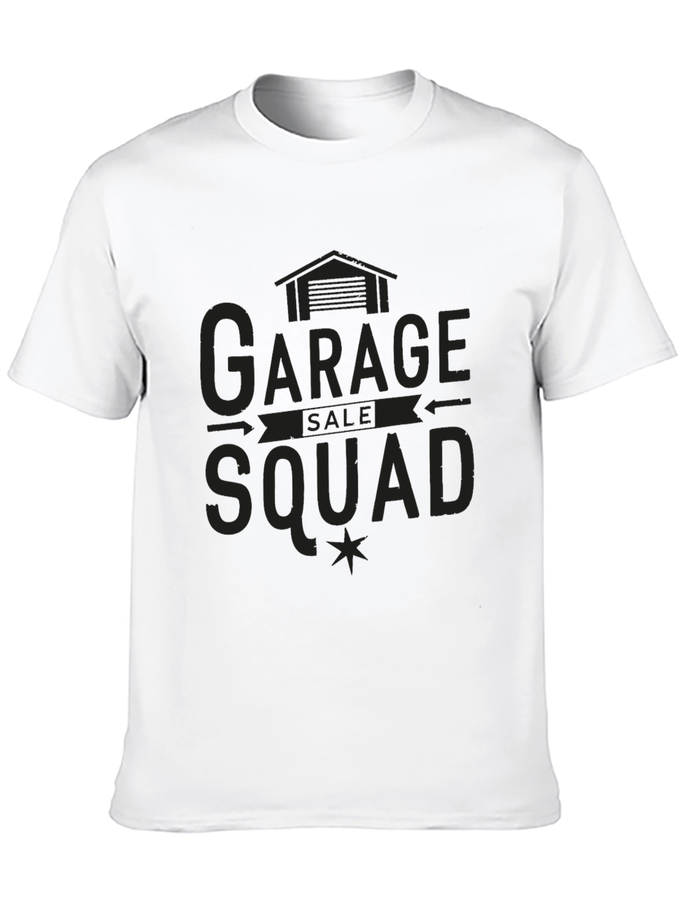 Garage Sale Squad Black T-Shirt
