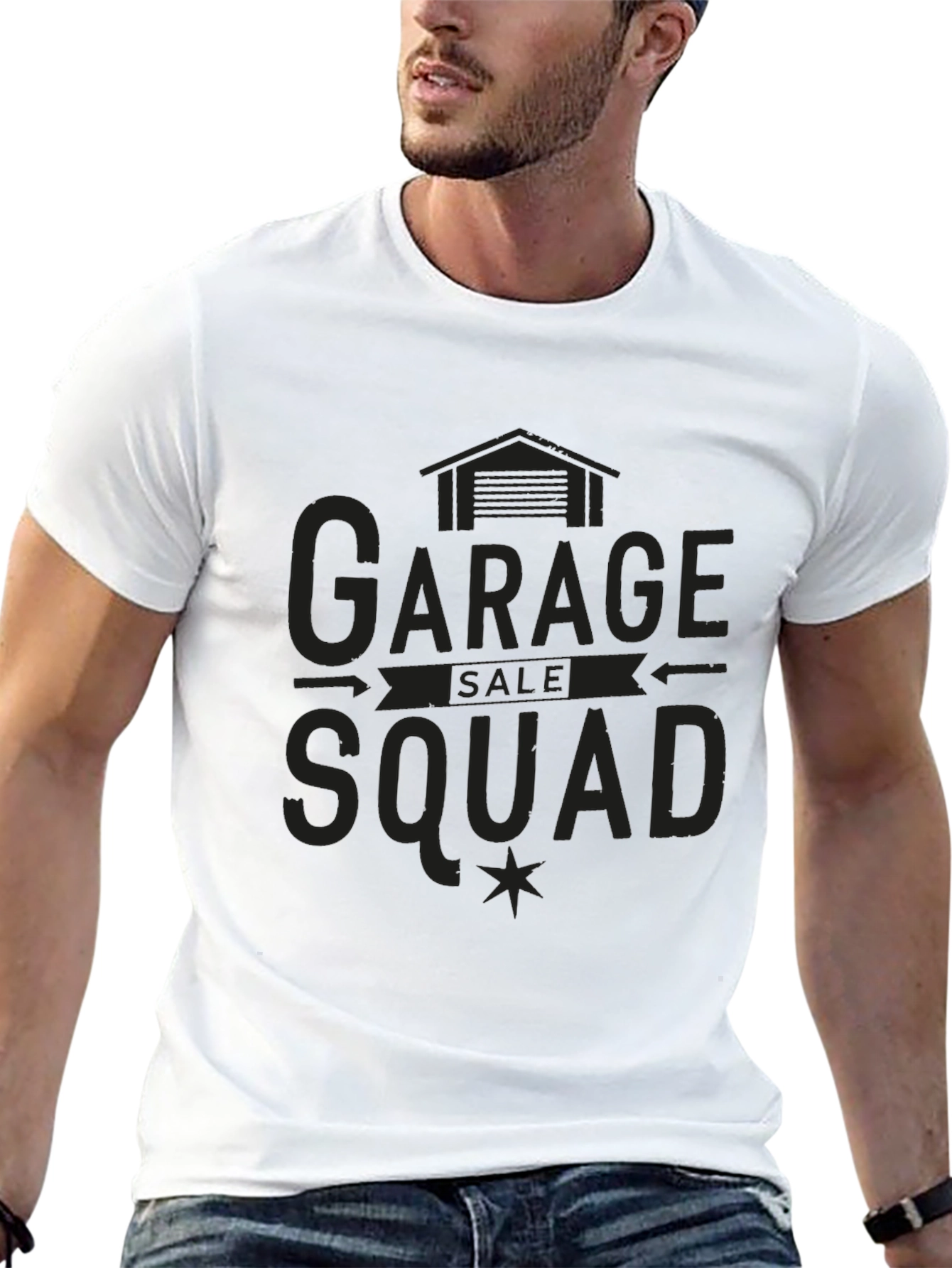 Garage Sale Squad Black T-Shirt