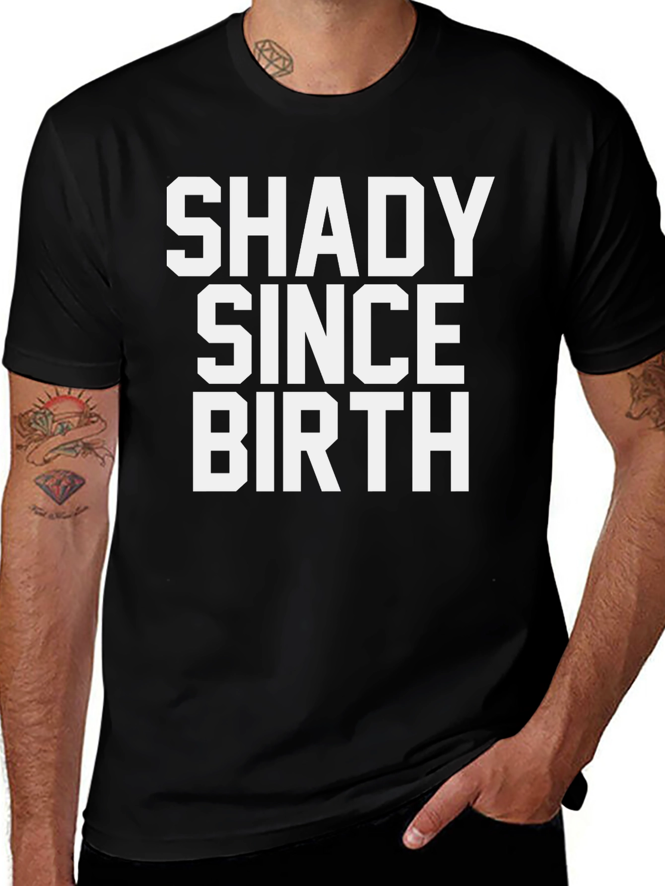 Shady Since Birth Black T-Shirt