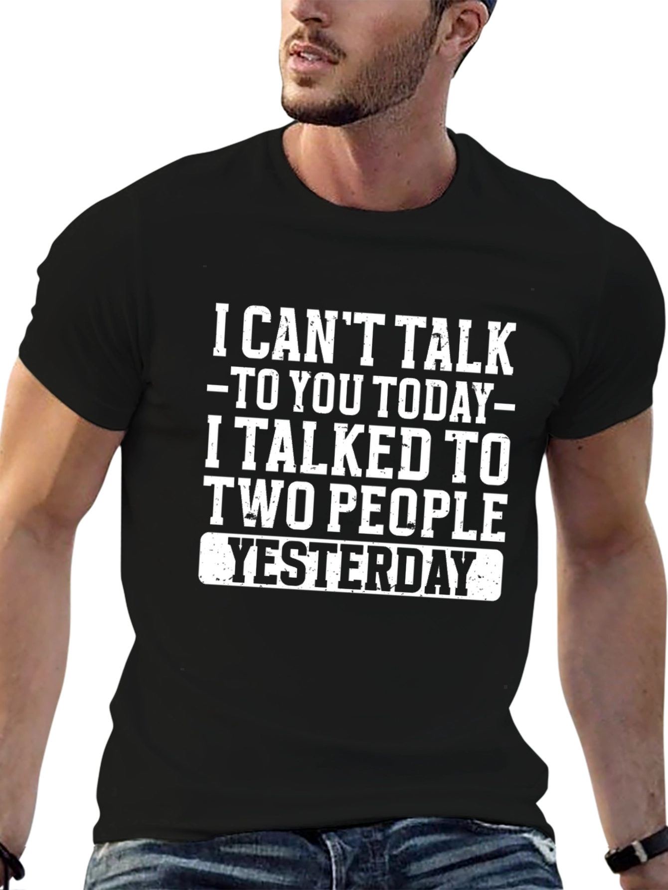 Funny T-Shirt: I Cant Talk to You Today