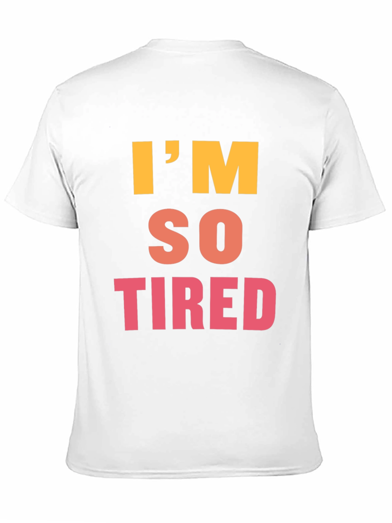 Im So Tired Graphic Tee - Black