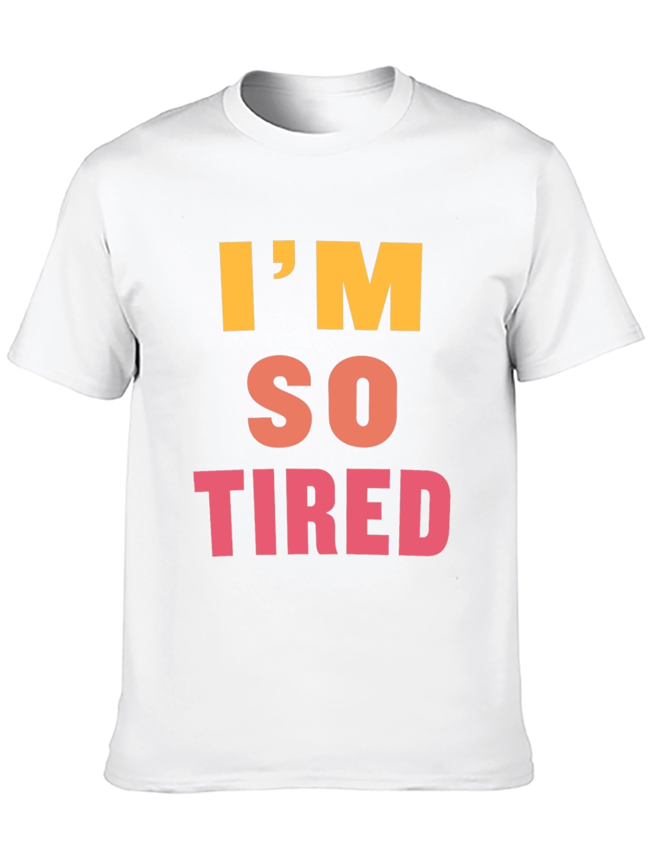 Im So Tired Graphic Tee - Black