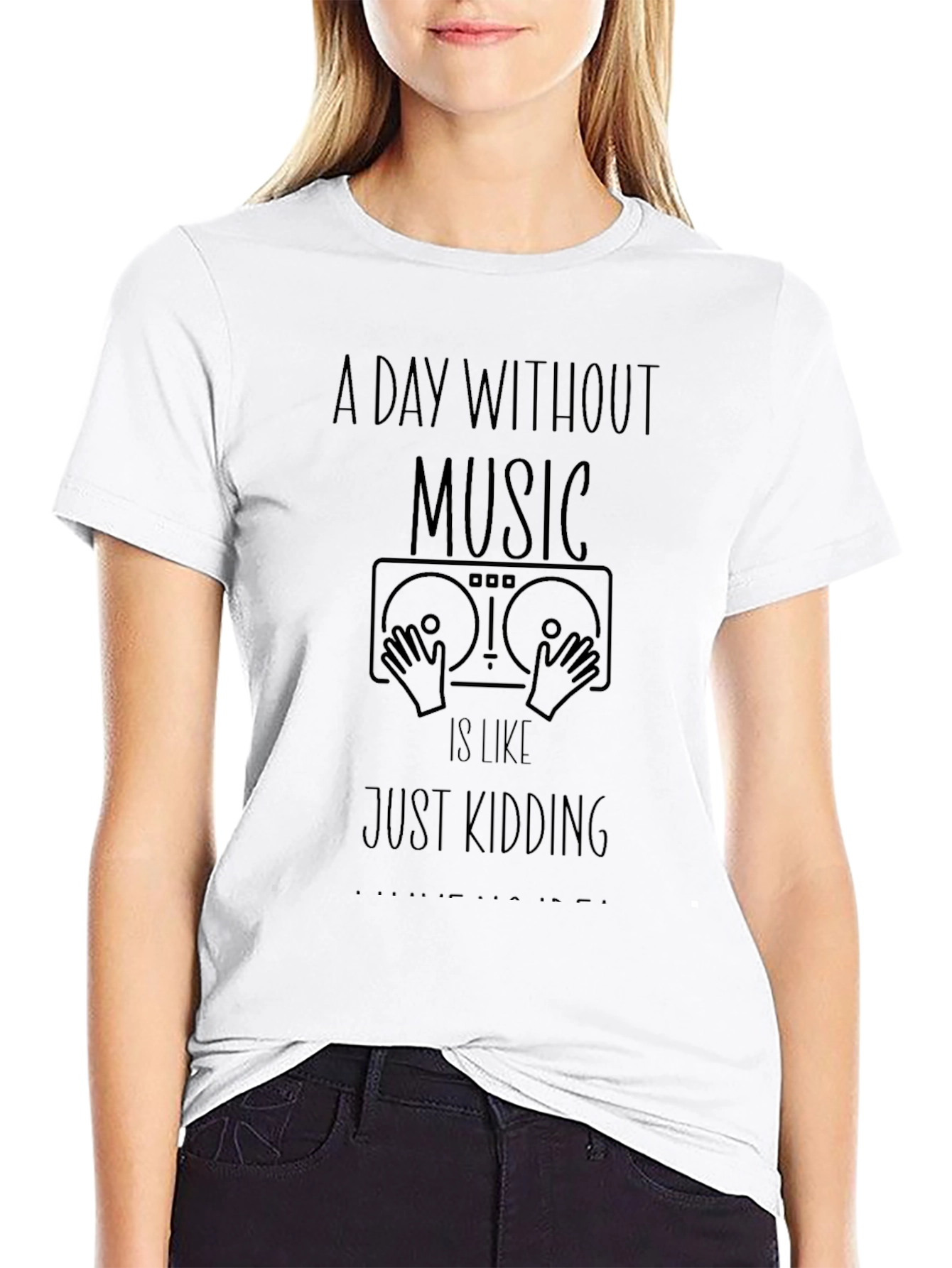 Music Lovers Tee: A Day Without Music