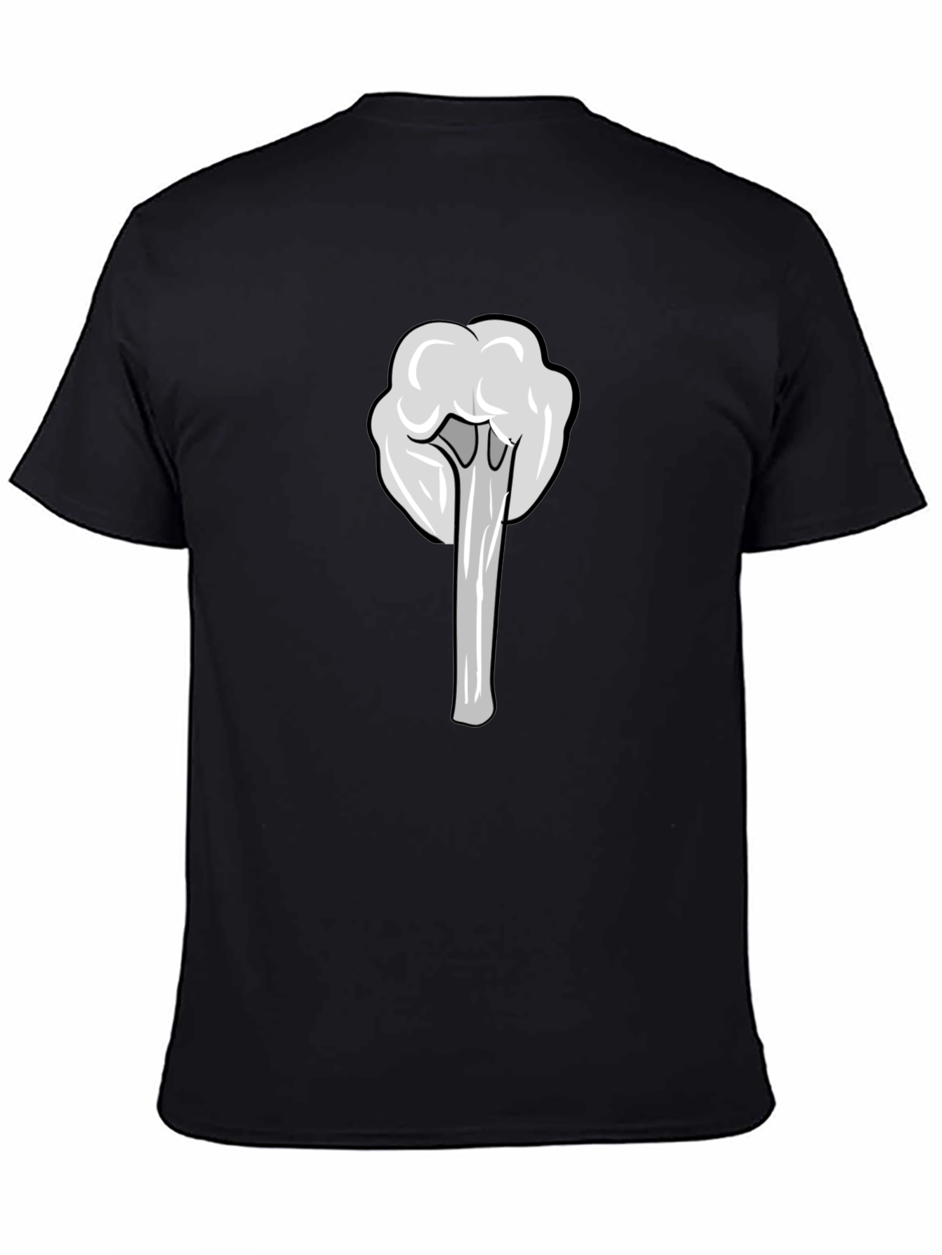 Cartoon Vapor Graphic Tee - Cool & Casual