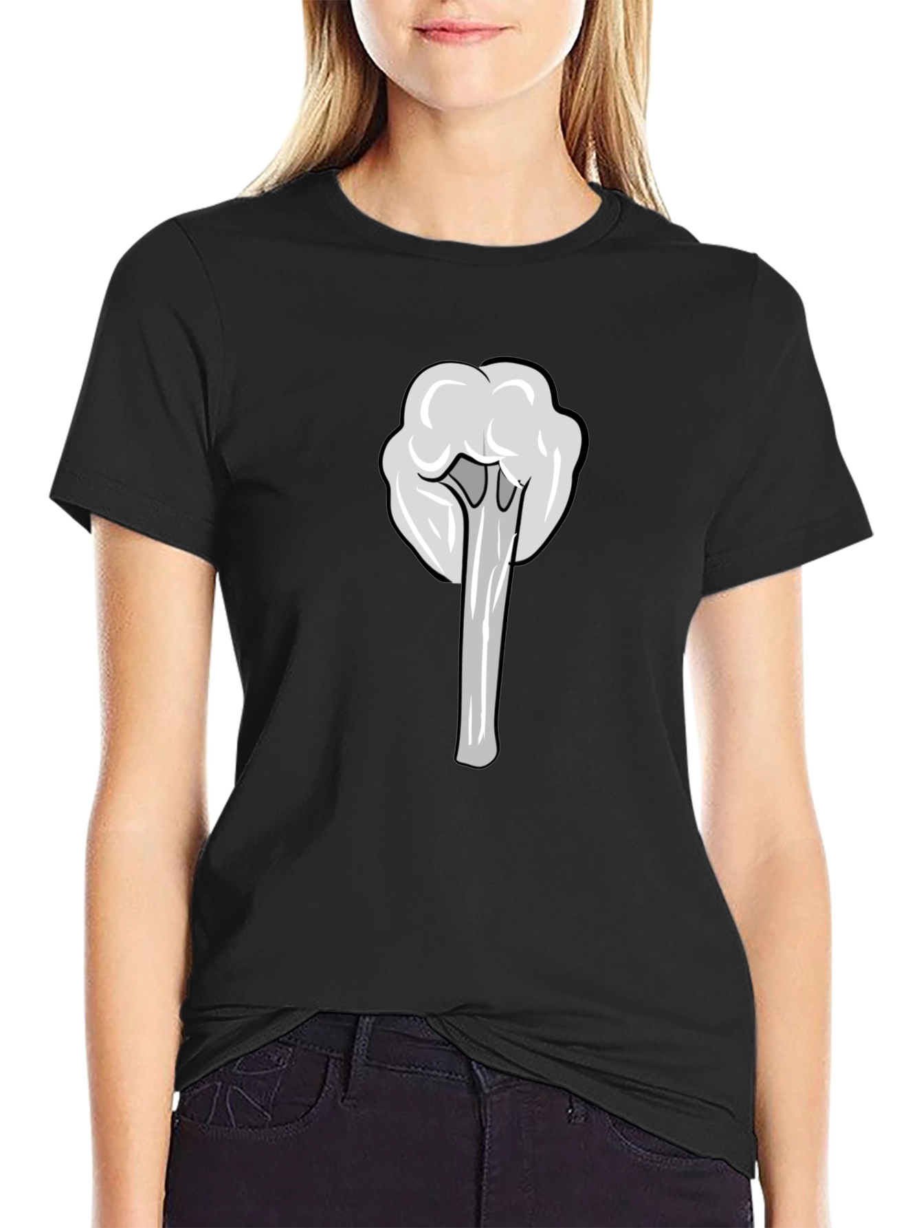 Cartoon Vapor Graphic Tee - Cool & Casual