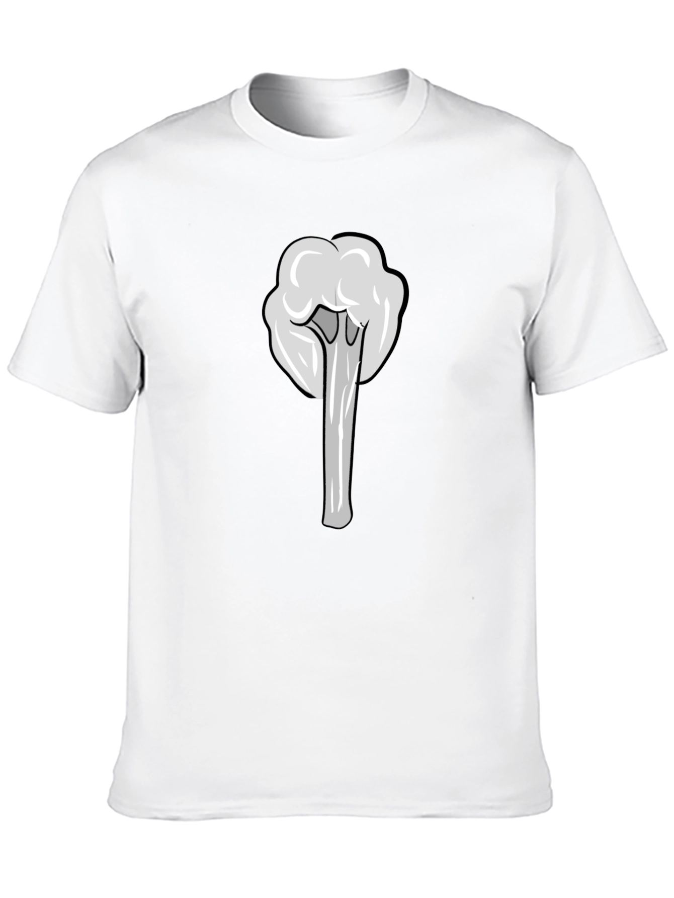 Cartoon Vapor Graphic Tee - Cool & Casual