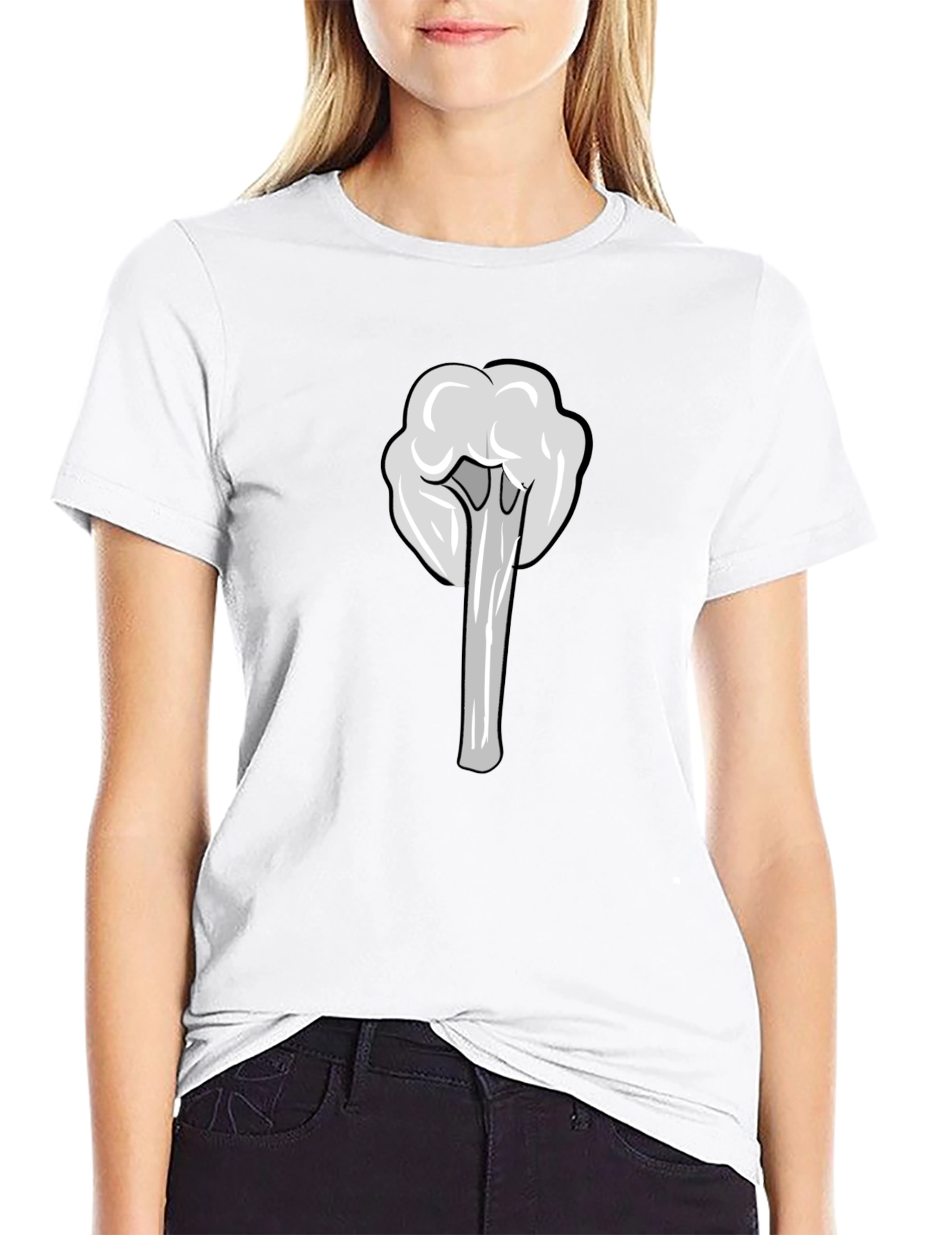 Cartoon Vapor Graphic Tee - Cool & Casual
