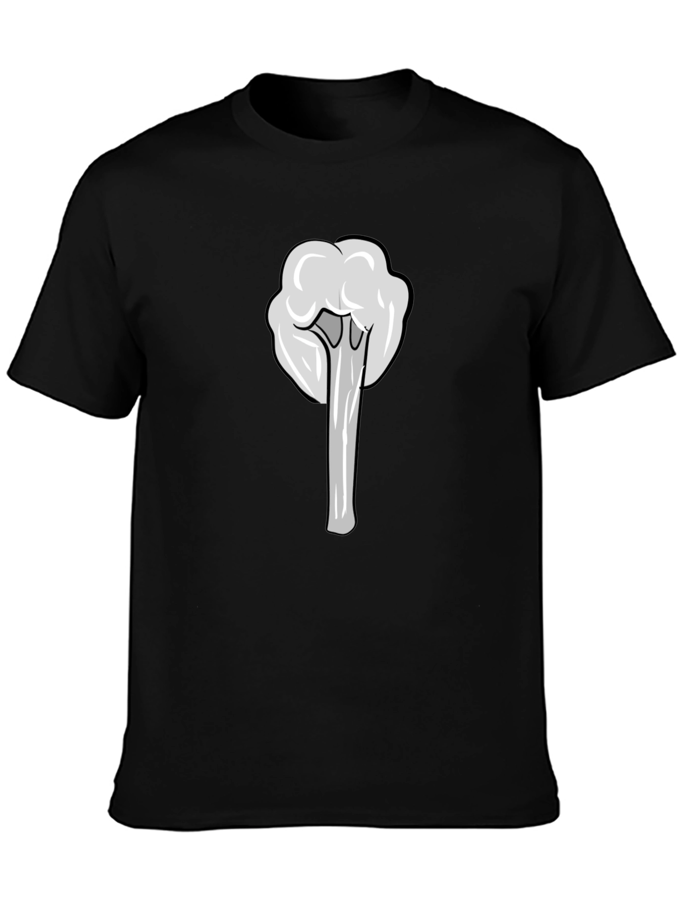 Cartoon Vapor Graphic Tee - Cool & Casual