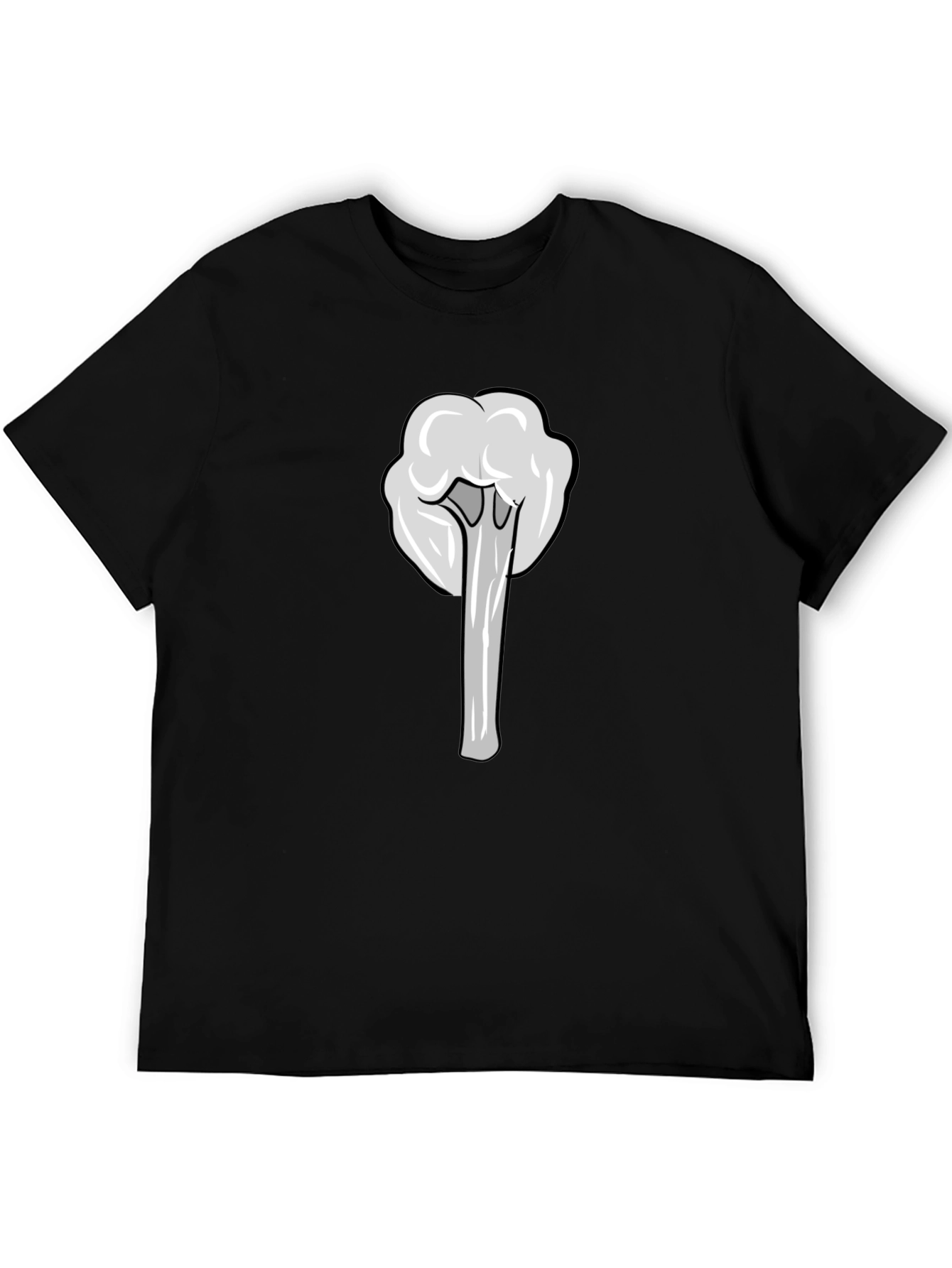 Cartoon Vapor Graphic Tee - Cool & Casual