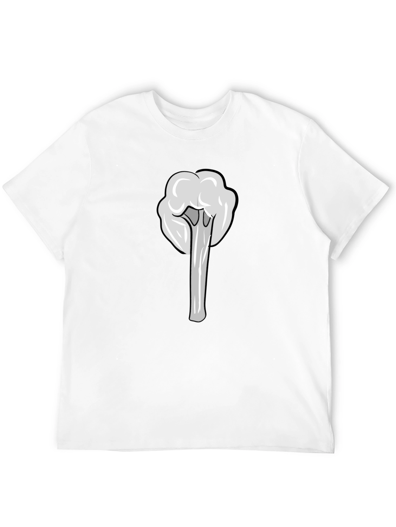 Cartoon Vapor Graphic Tee - Cool & Casual